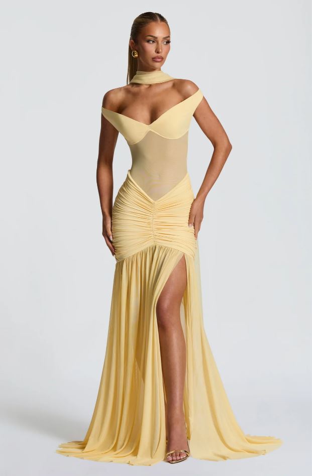 Abito Maxi Alaia Lemon