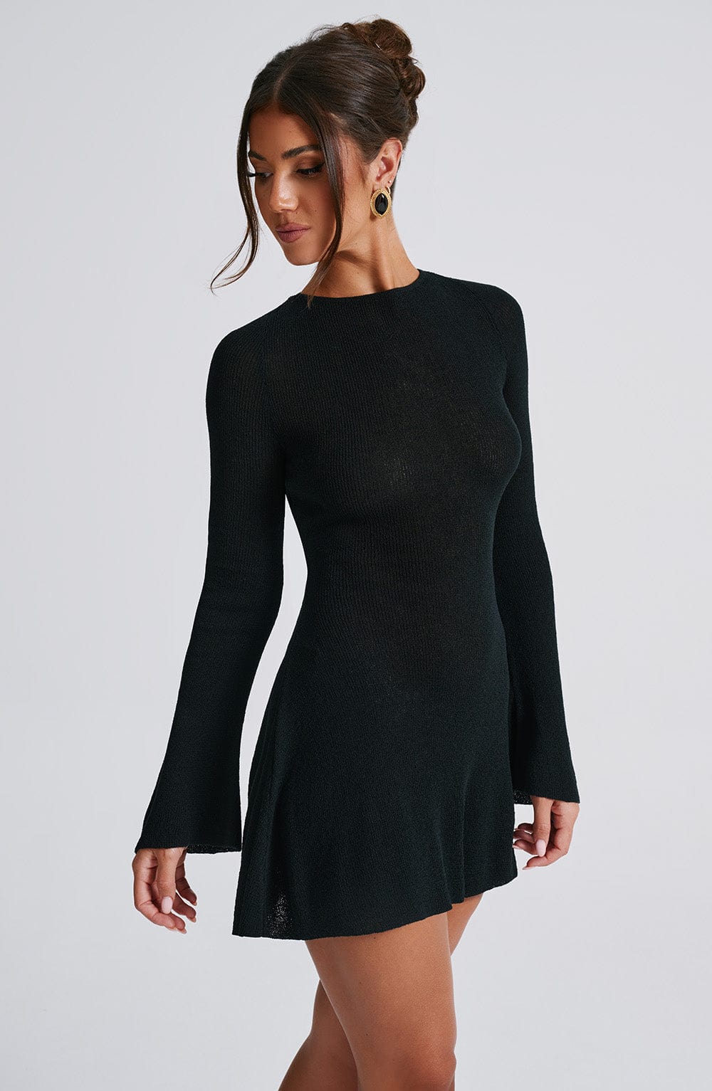 Adalee Mini Dress Nero