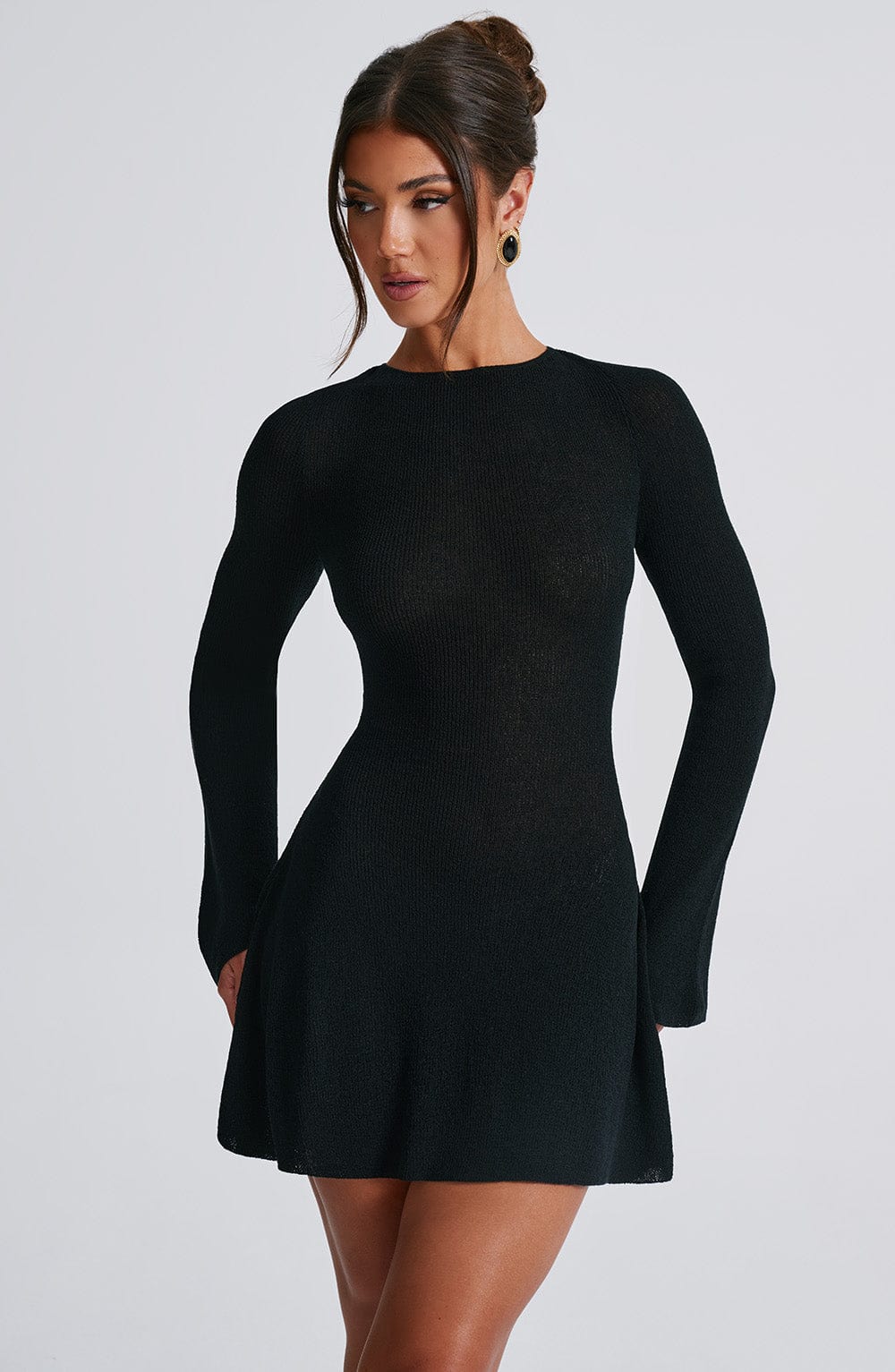 Adalee Mini Dress Nero