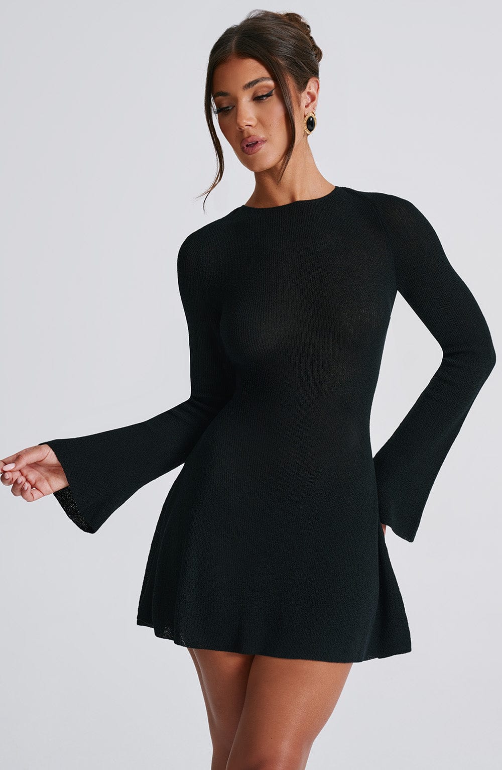 Adalee Mini Dress Nero
