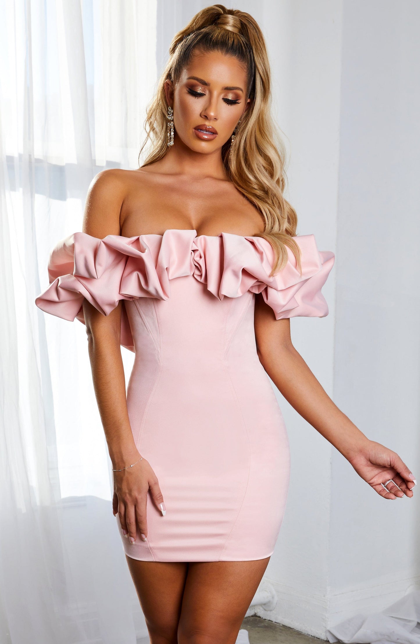 Abito Mini Rosa Allie