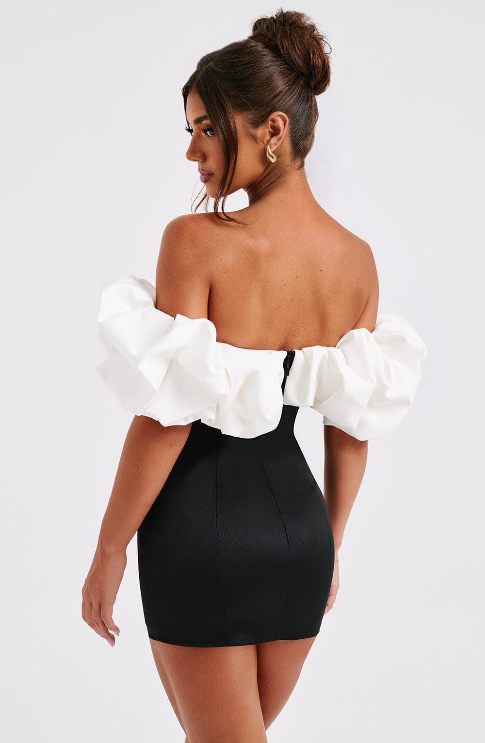 Abito Mini Allie Nero/Bianco