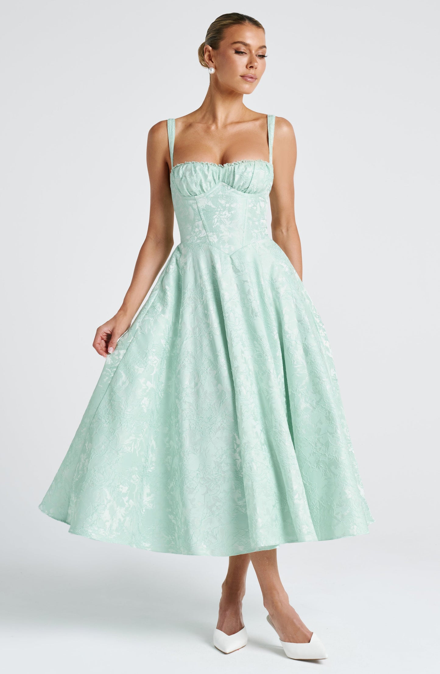 Abito Midi Verde