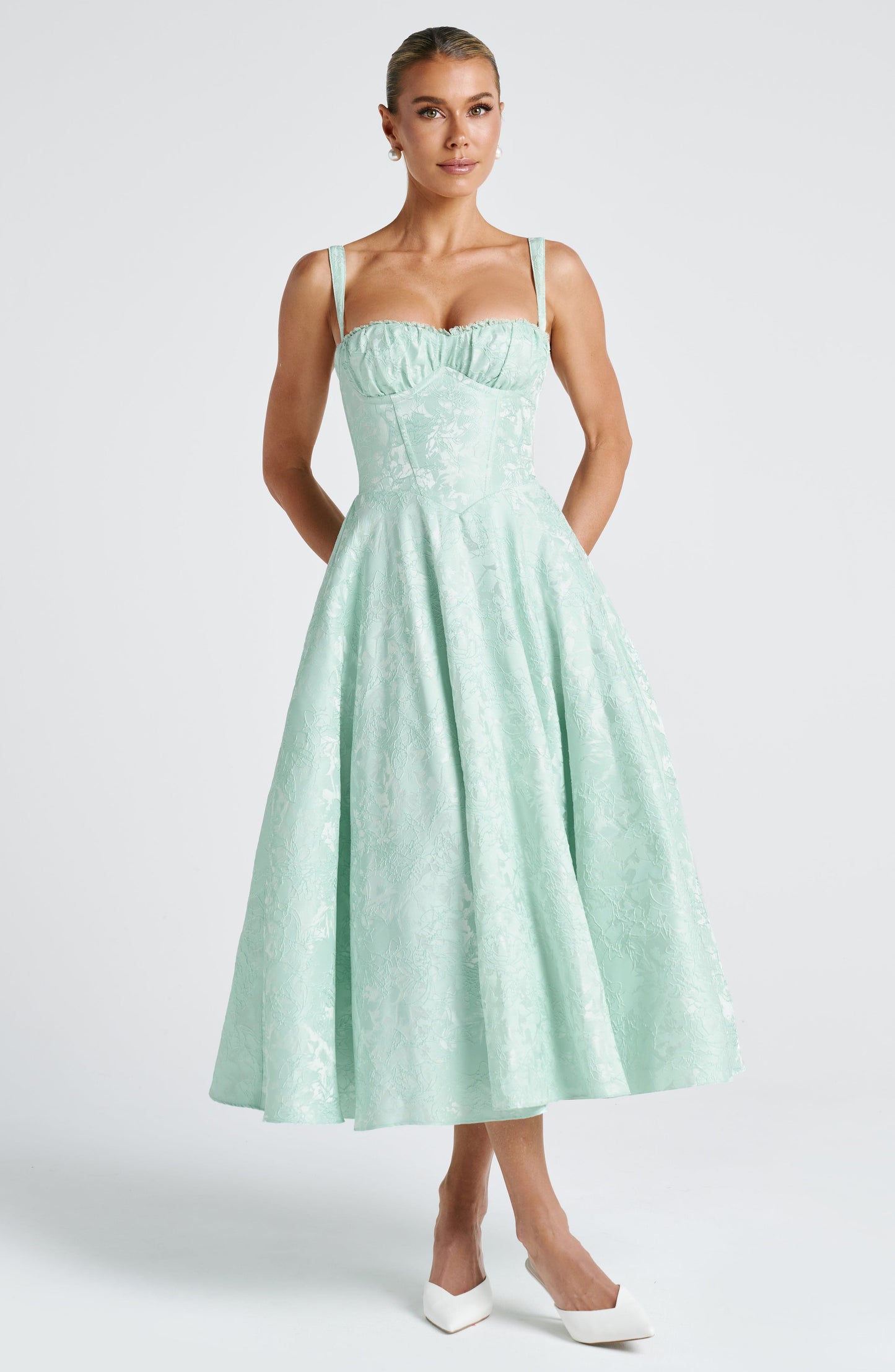 Abito Midi Verde