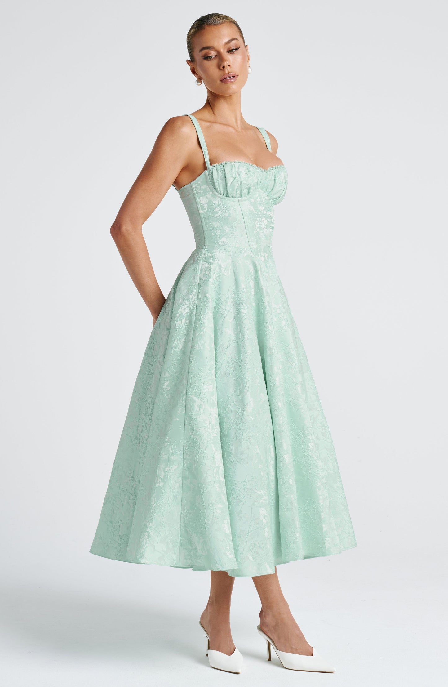 Abito Midi Verde