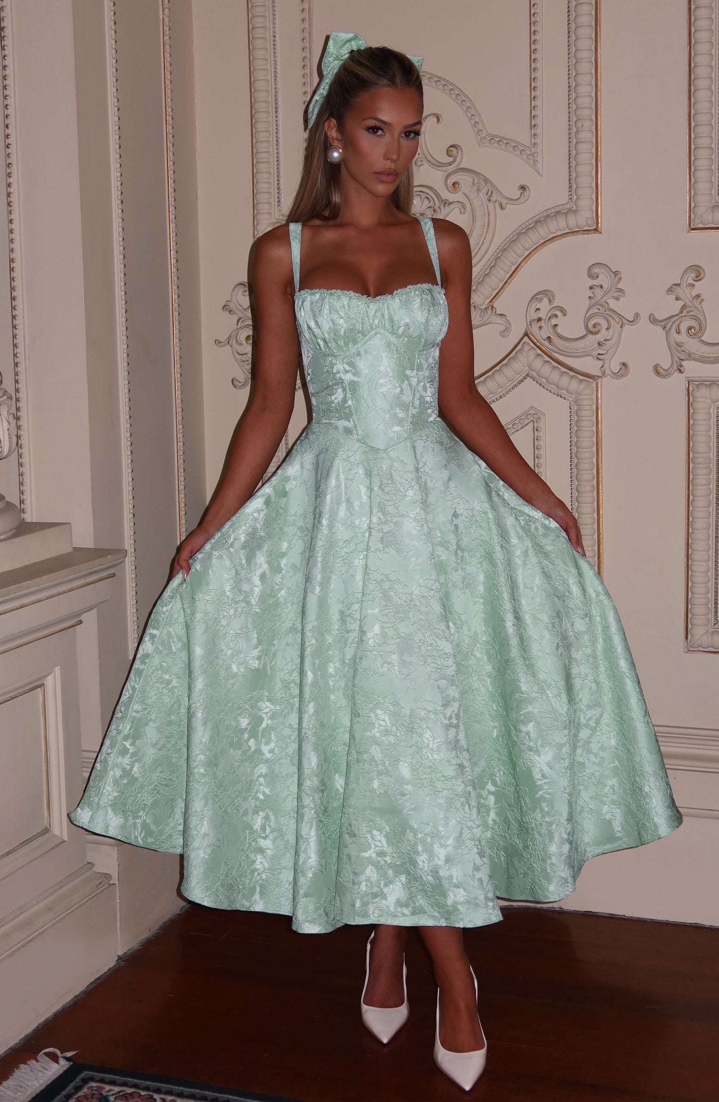 Abito Midi Verde