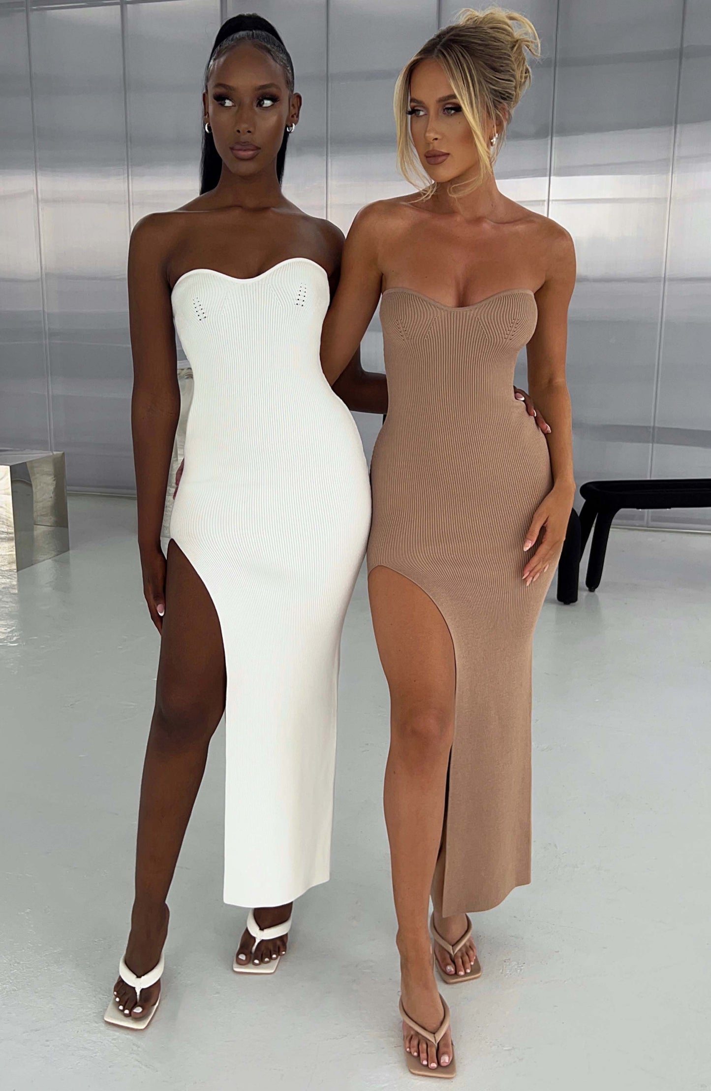 Abito Maxi Angela Mocha