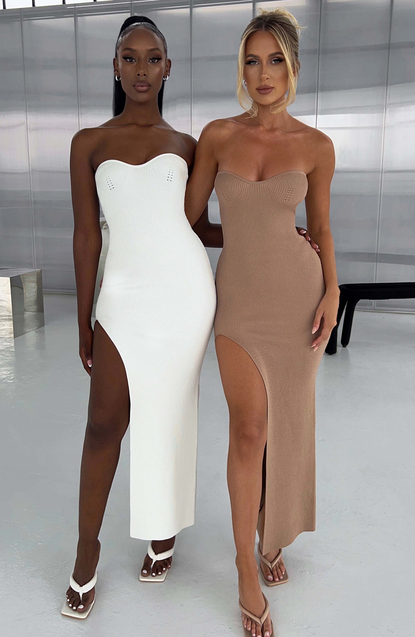 Abito Maxi Angela Mocha