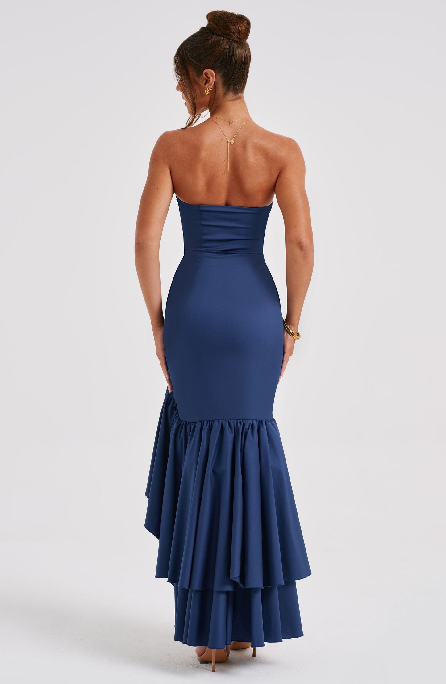 Abito Maxi Navy Donna