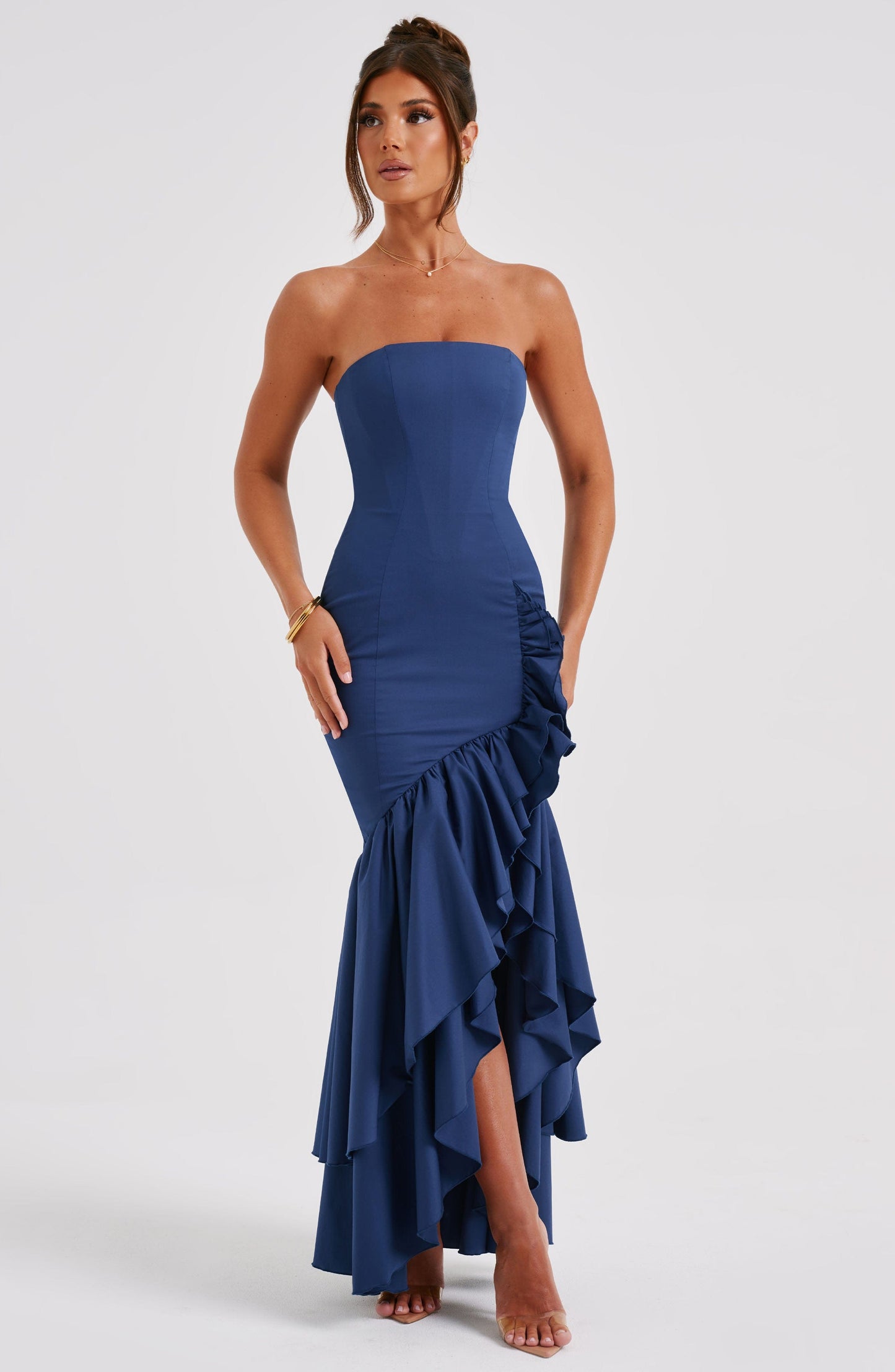 Abito Maxi Navy Donna