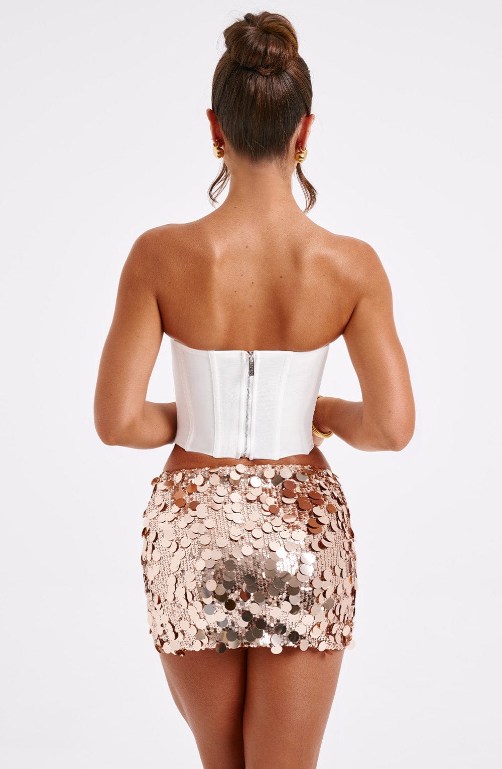 Anissa Mini Skirt Oro