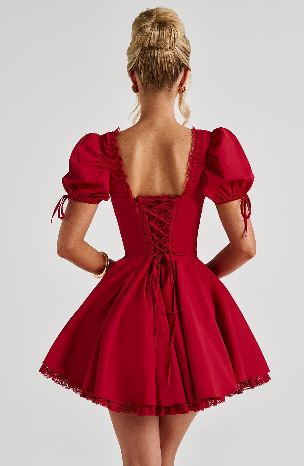 Abito mini rosso Annie