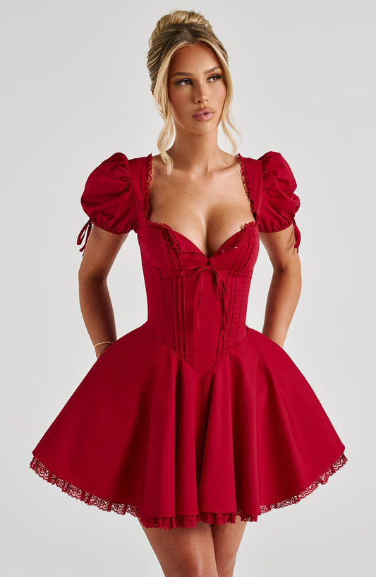Abito Mini Rosso