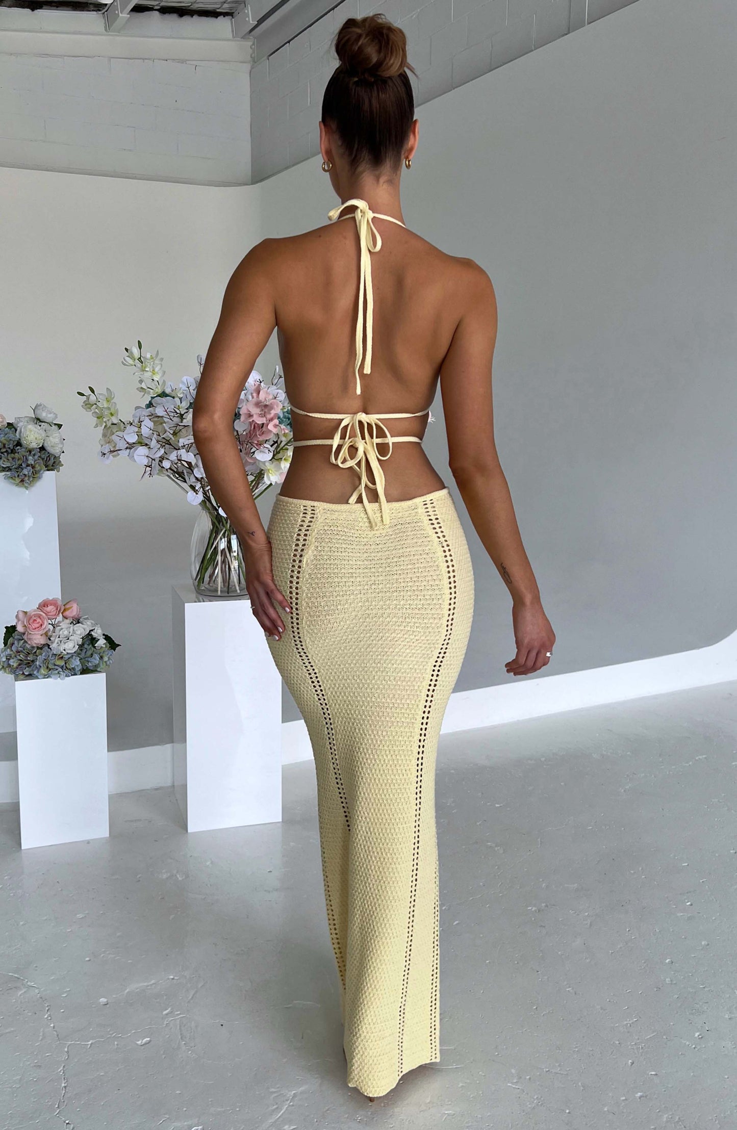 Abito Maxi Arabella Giallo