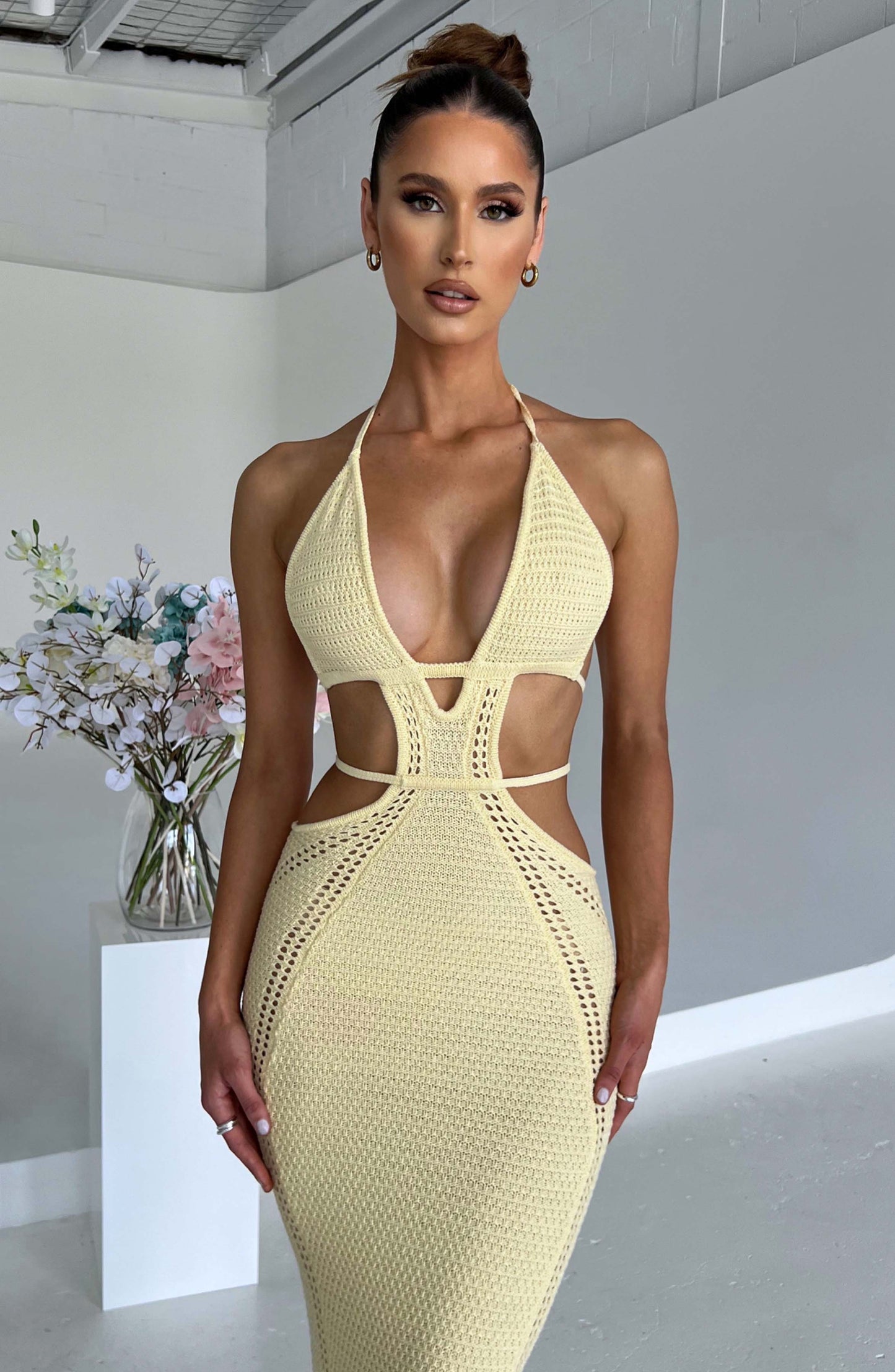 Abito Maxi Arabella Giallo