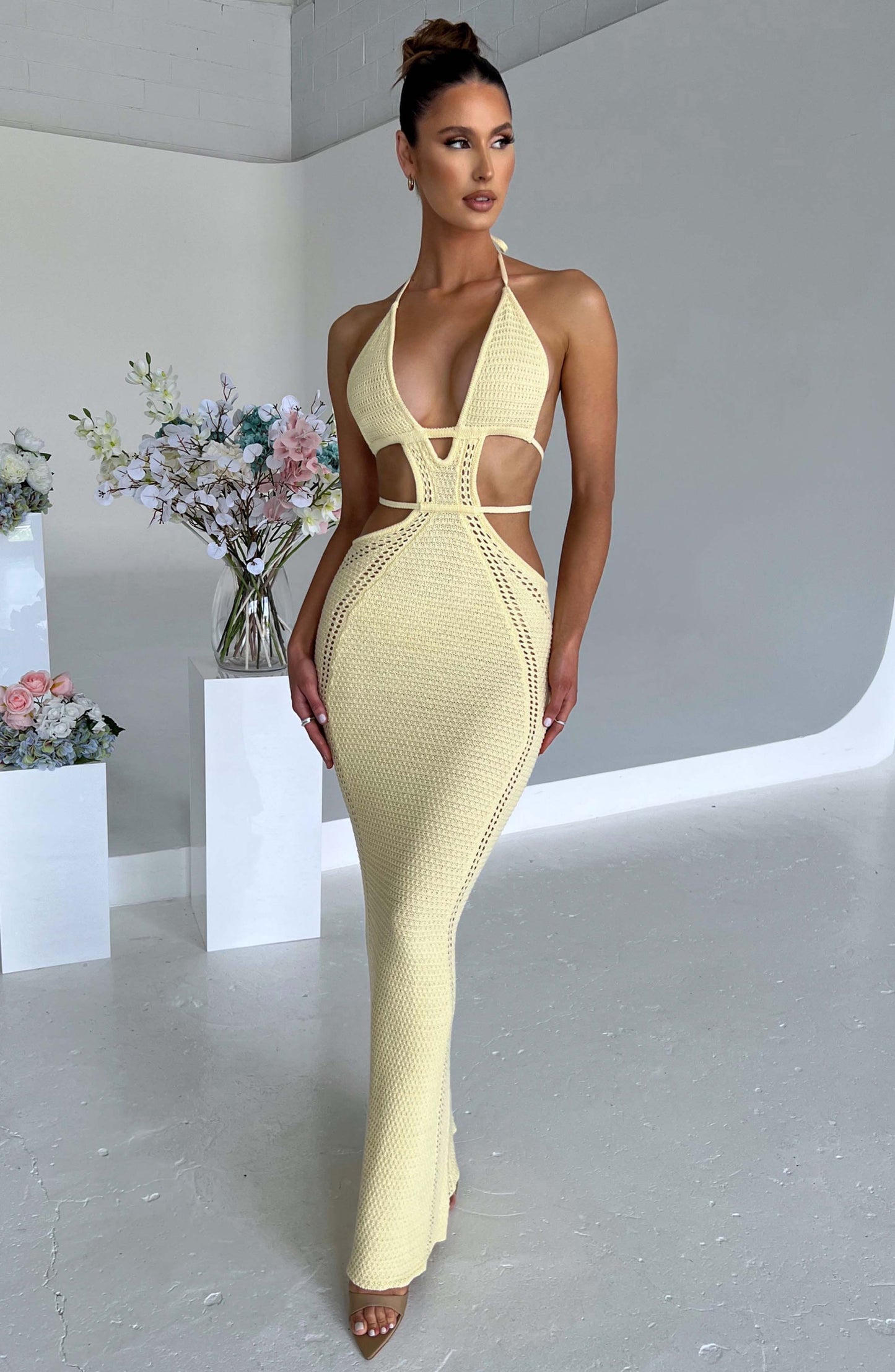 Abito Maxi Arabella Giallo