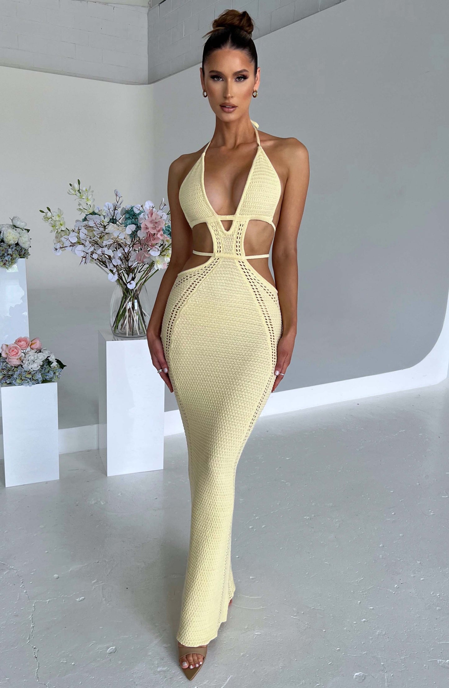 Abito Maxi Arabella Giallo