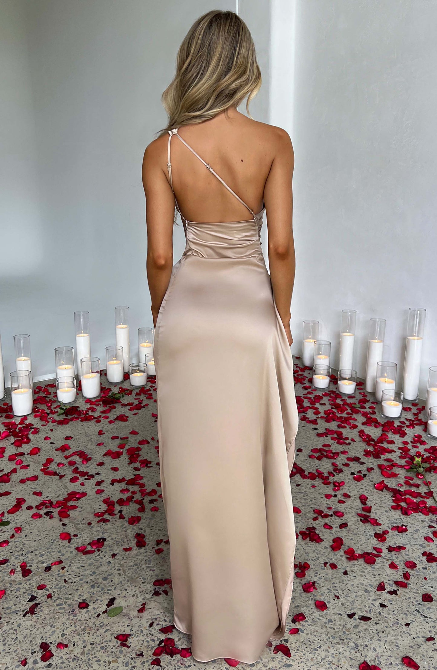 Ariel Maxi Dress Champagne