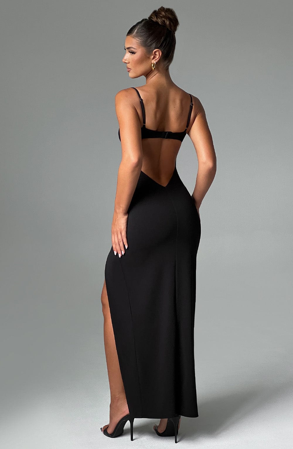 Asteria Maxi Abito Nero
