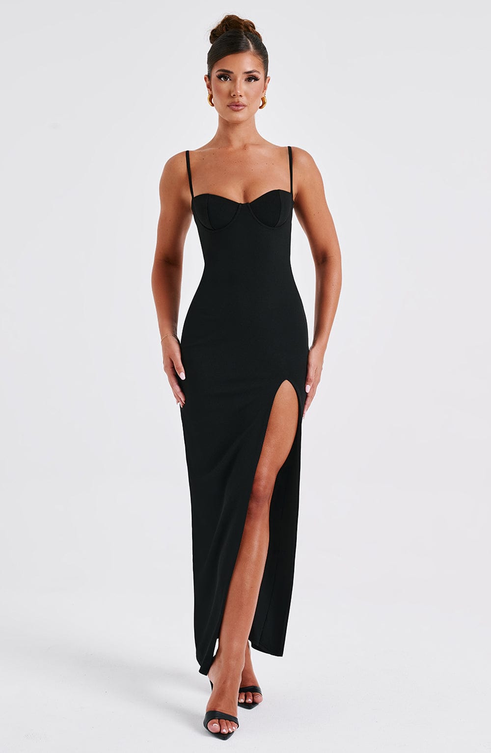 Asteria Maxi Abito Nero