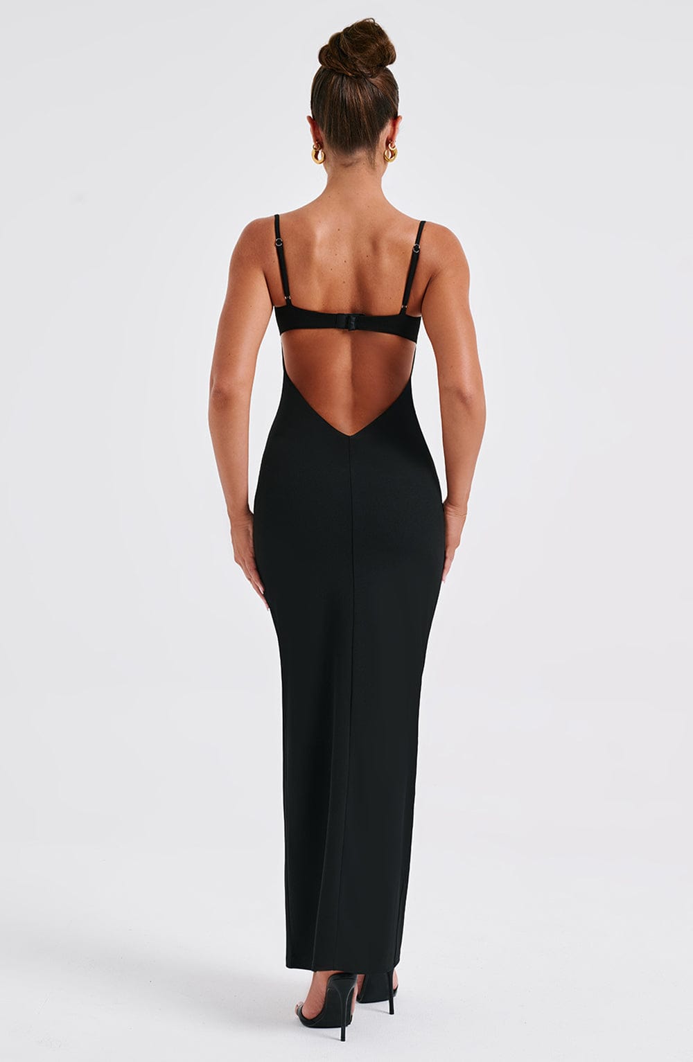Asteria Maxi Abito Nero