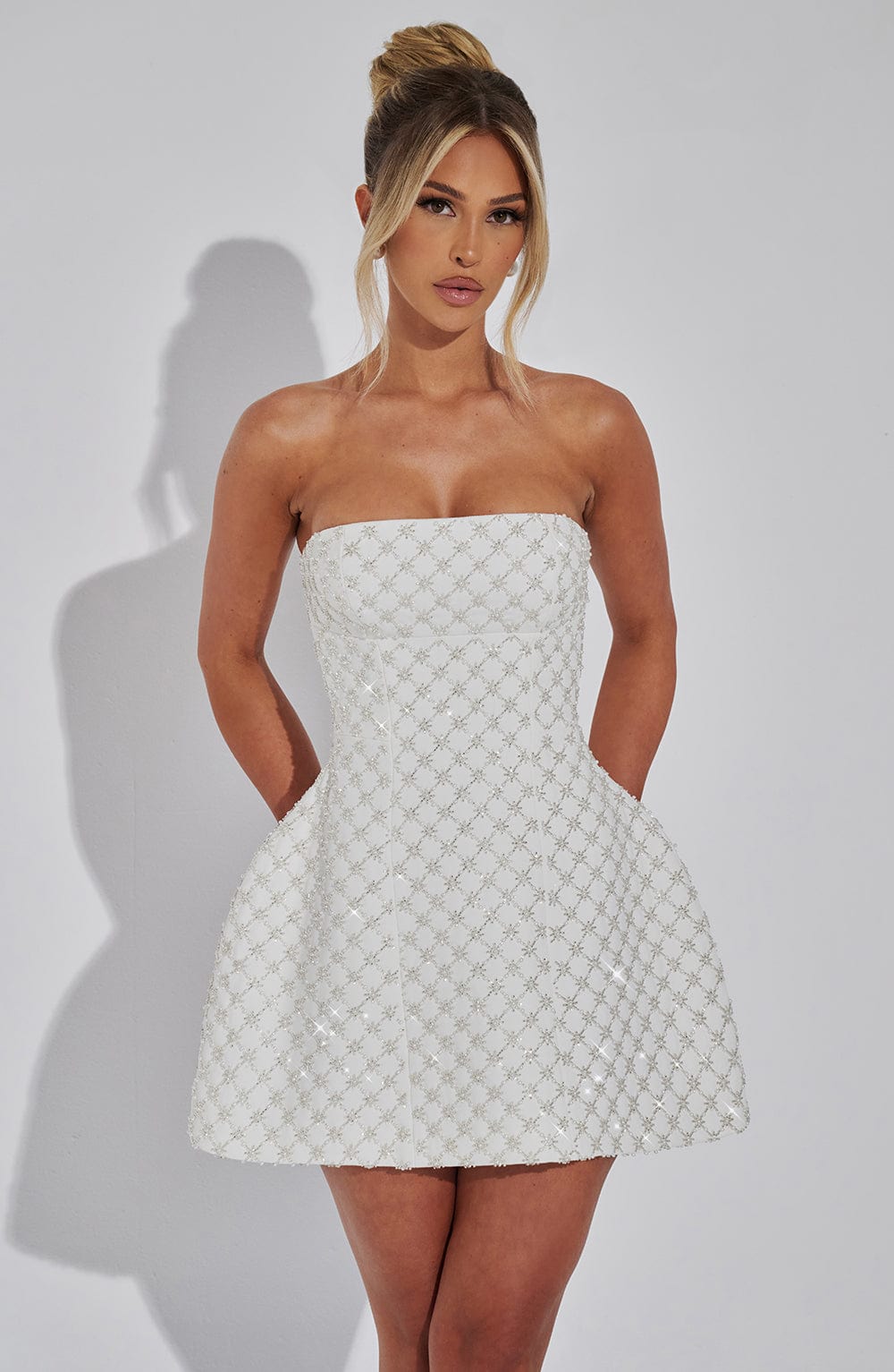 Abito Minidress Beatrice Avorio