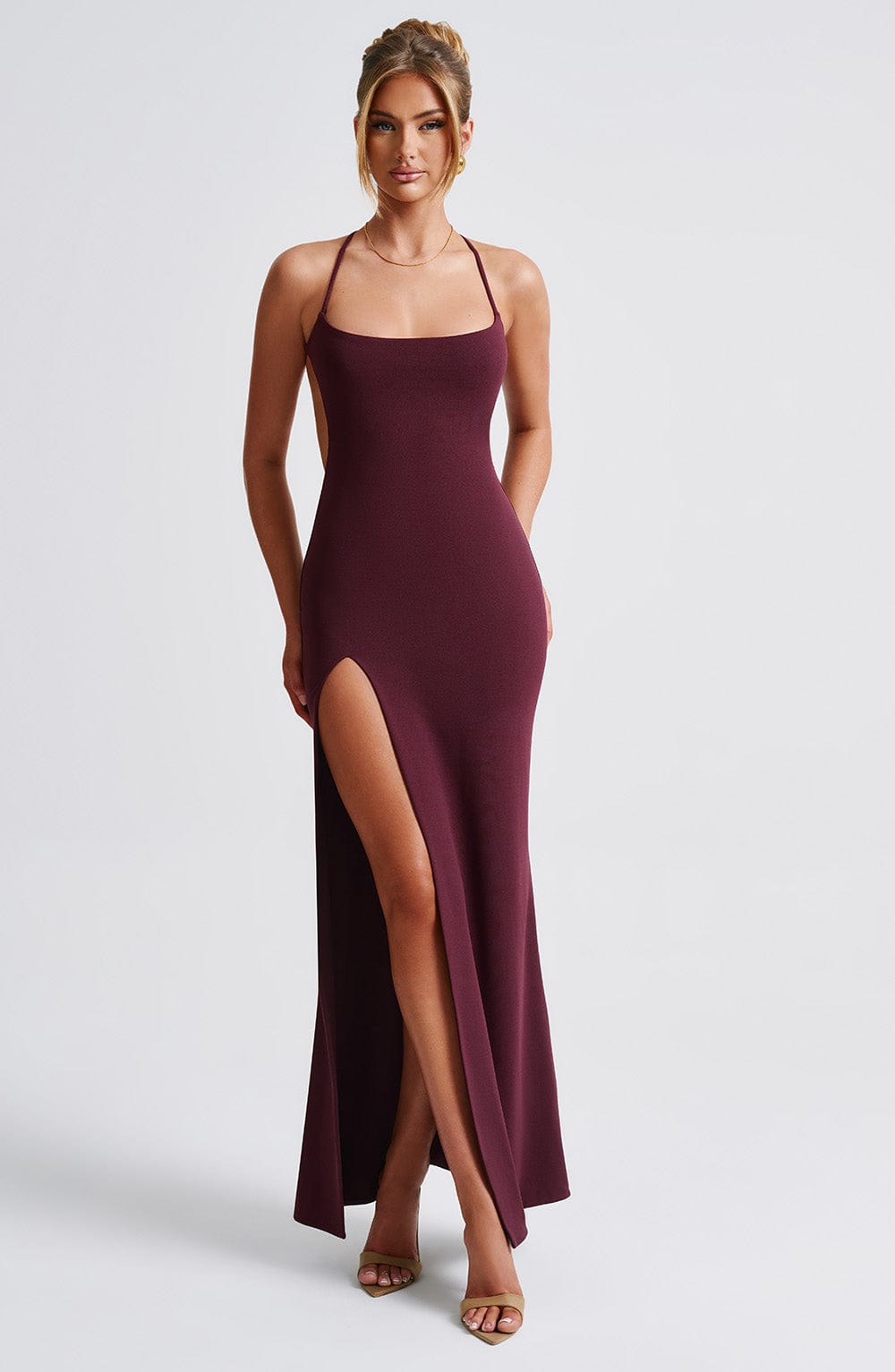 Abito Maxi Cherry Lacquer
