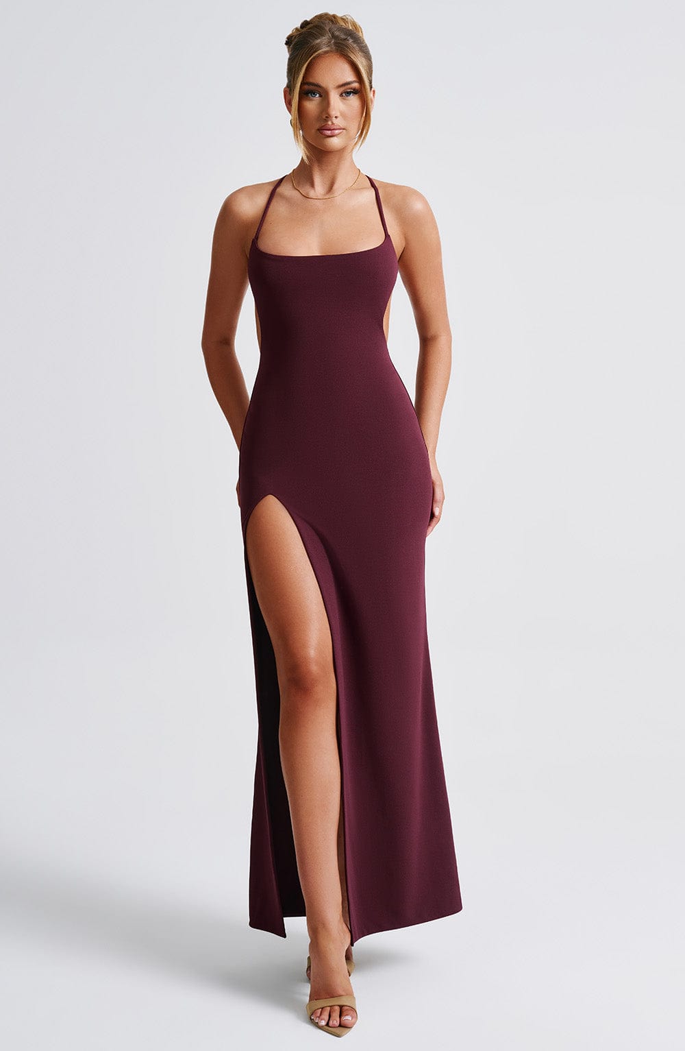 Abito Maxi Cherry Lacquer