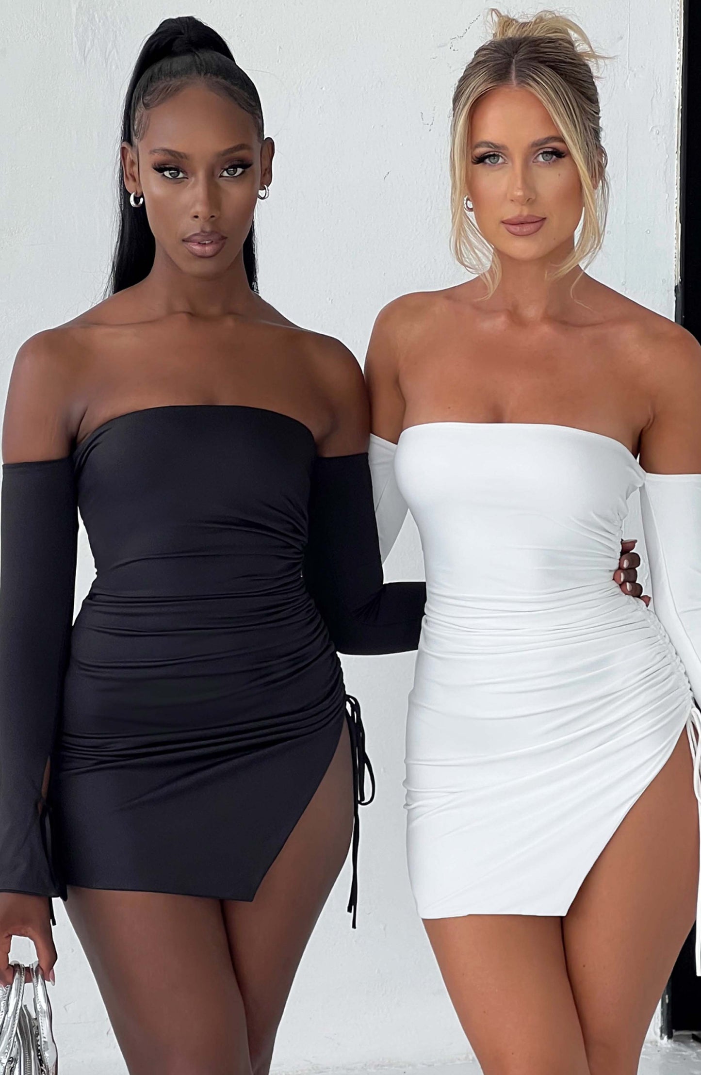 Abito Minimo Femminile Bianco Stile Becca