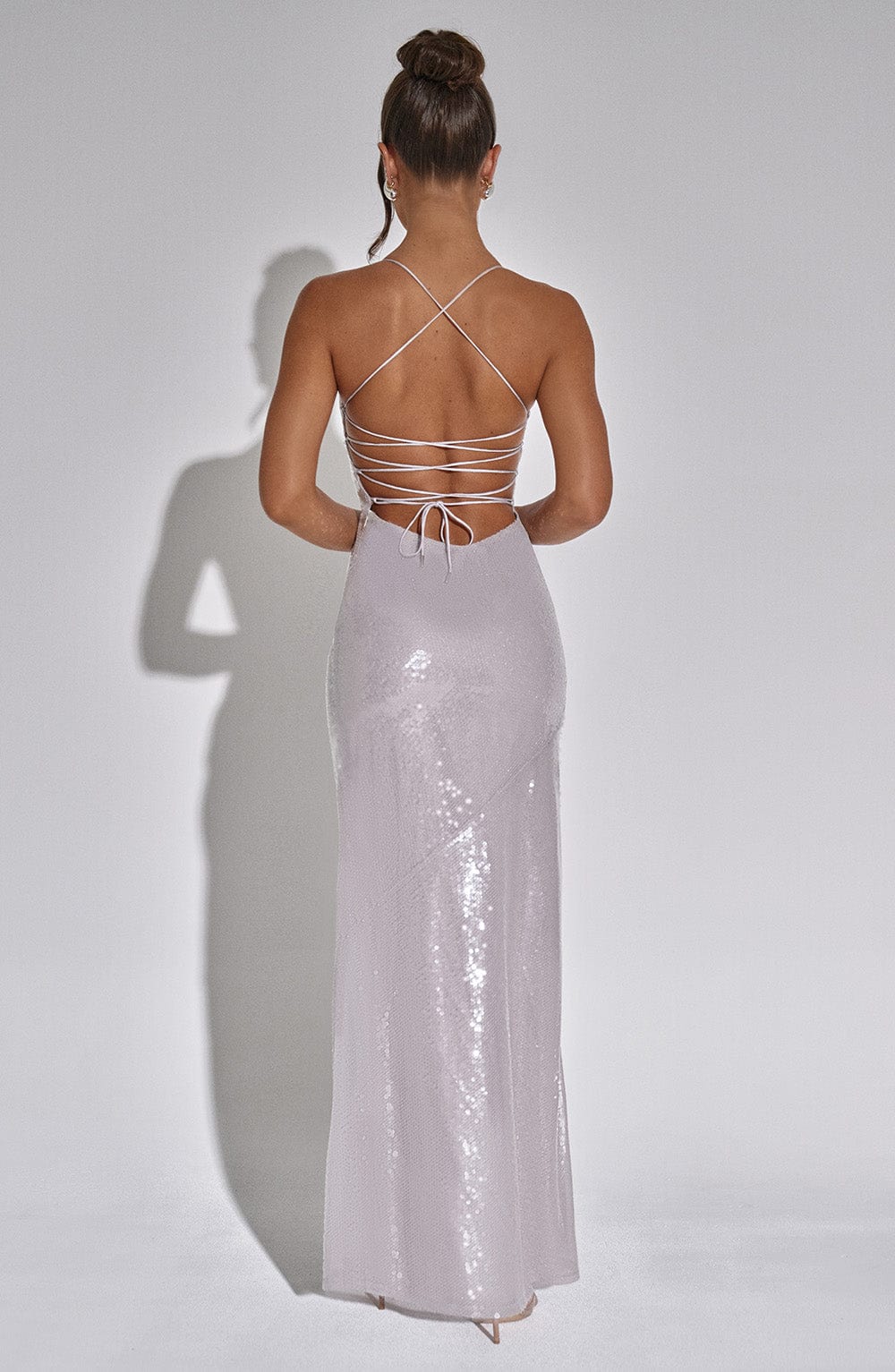 Abito Maxi Bells Argento