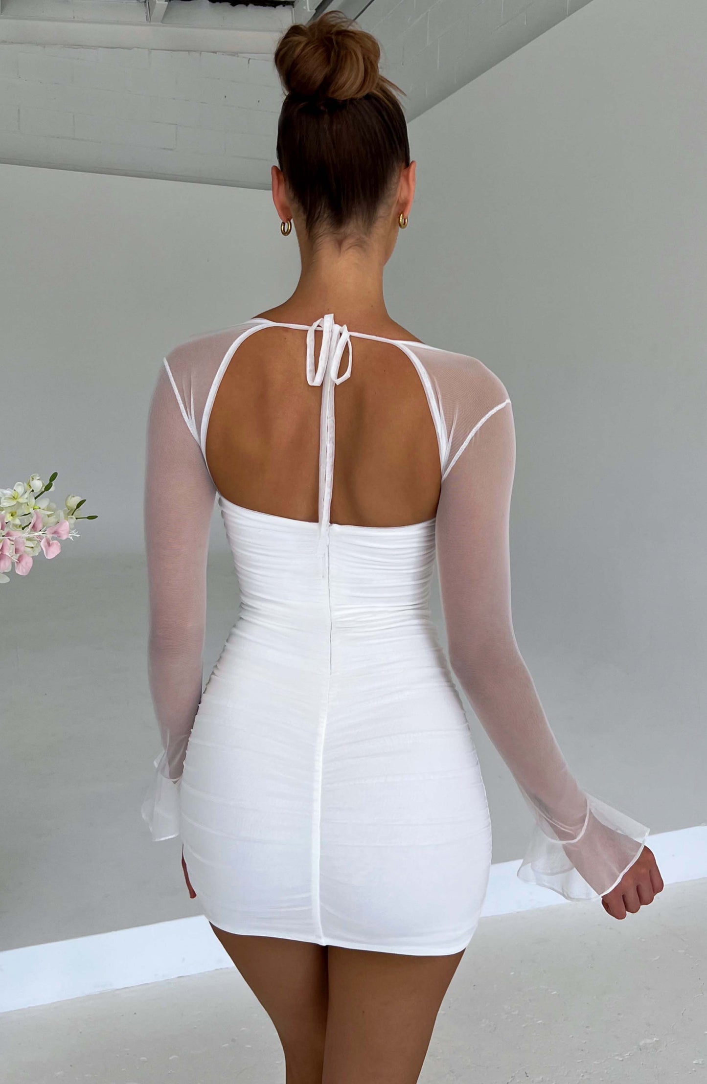 Abito Mini Brea Bianco
