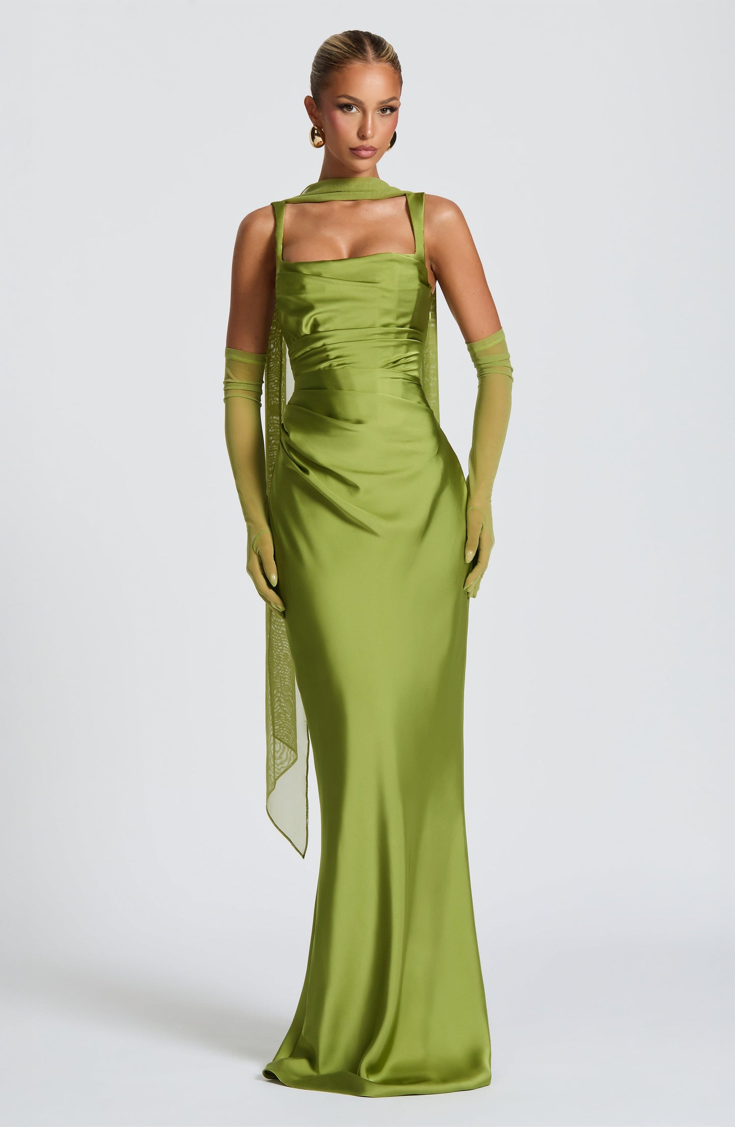 Abito Maxi Calanthe Verde