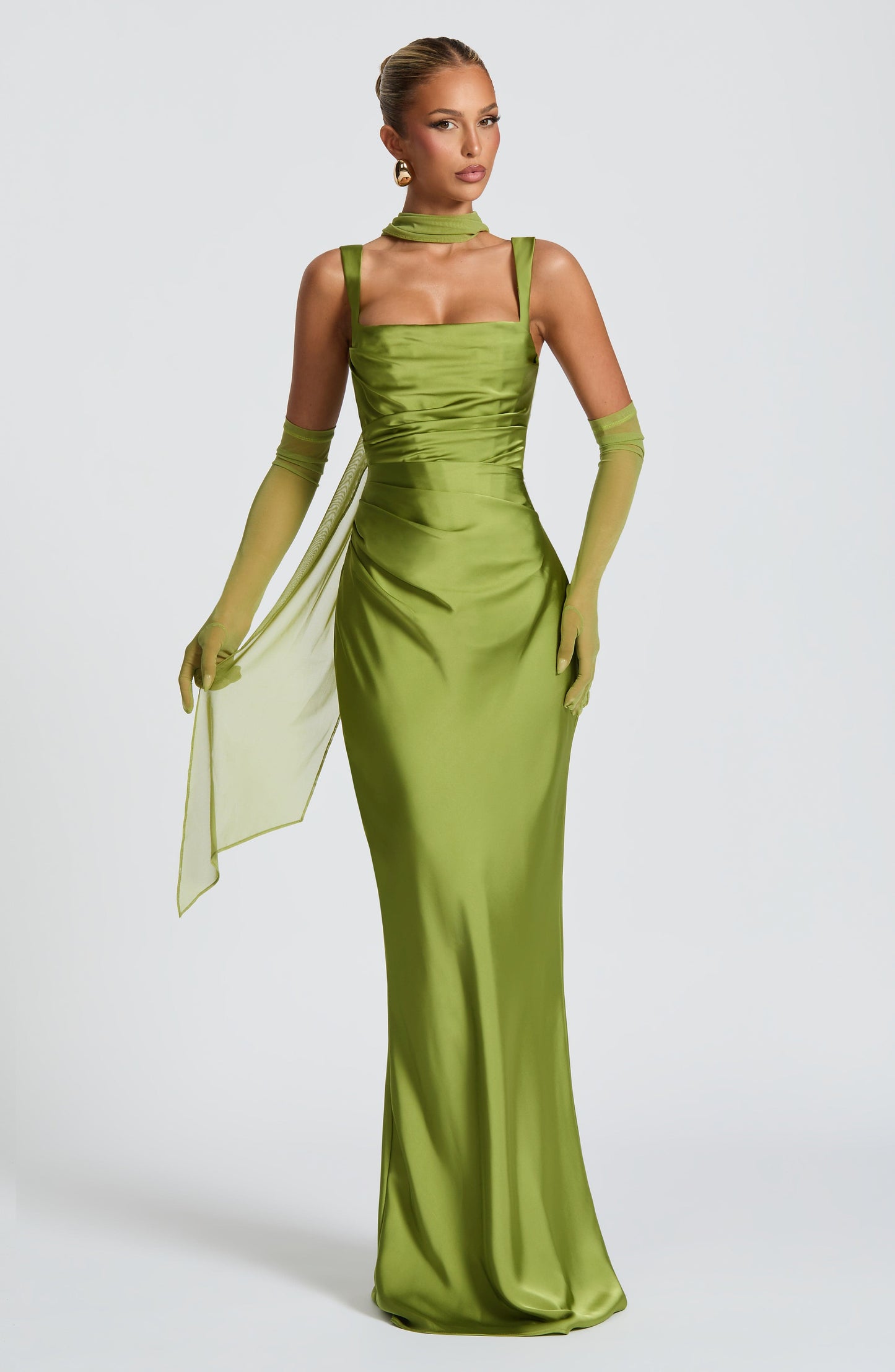 Abito Maxi Calanthe Verde