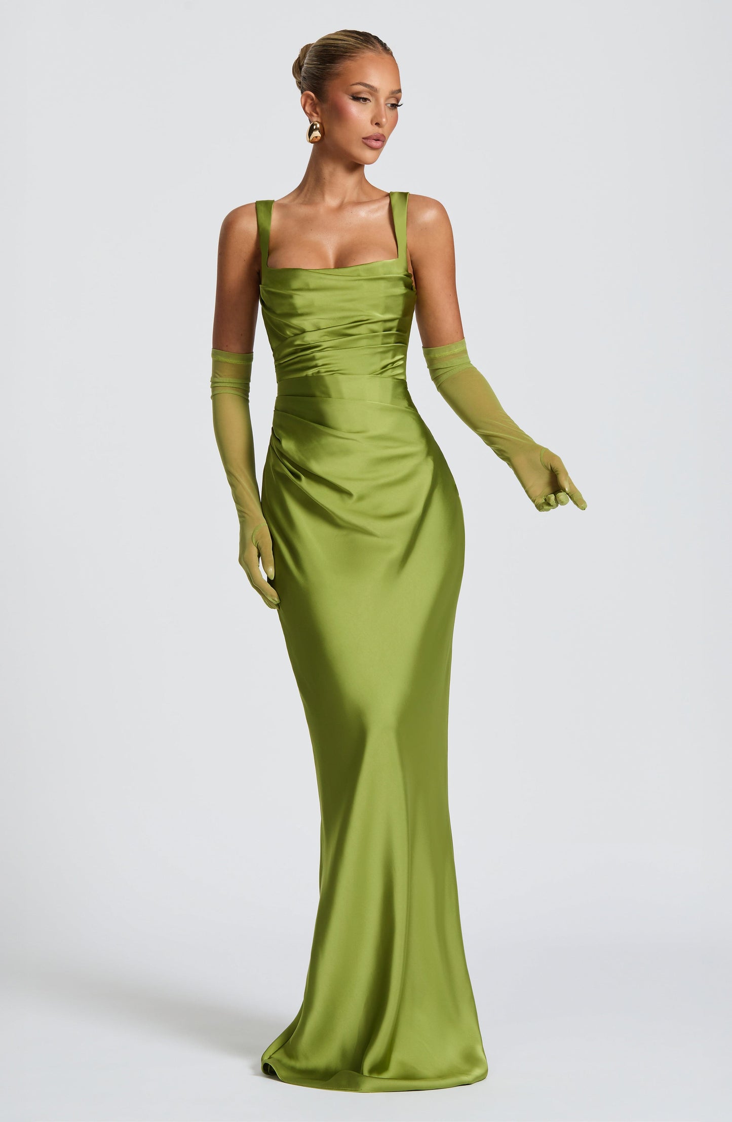 Abito Maxi Calanthe Verde