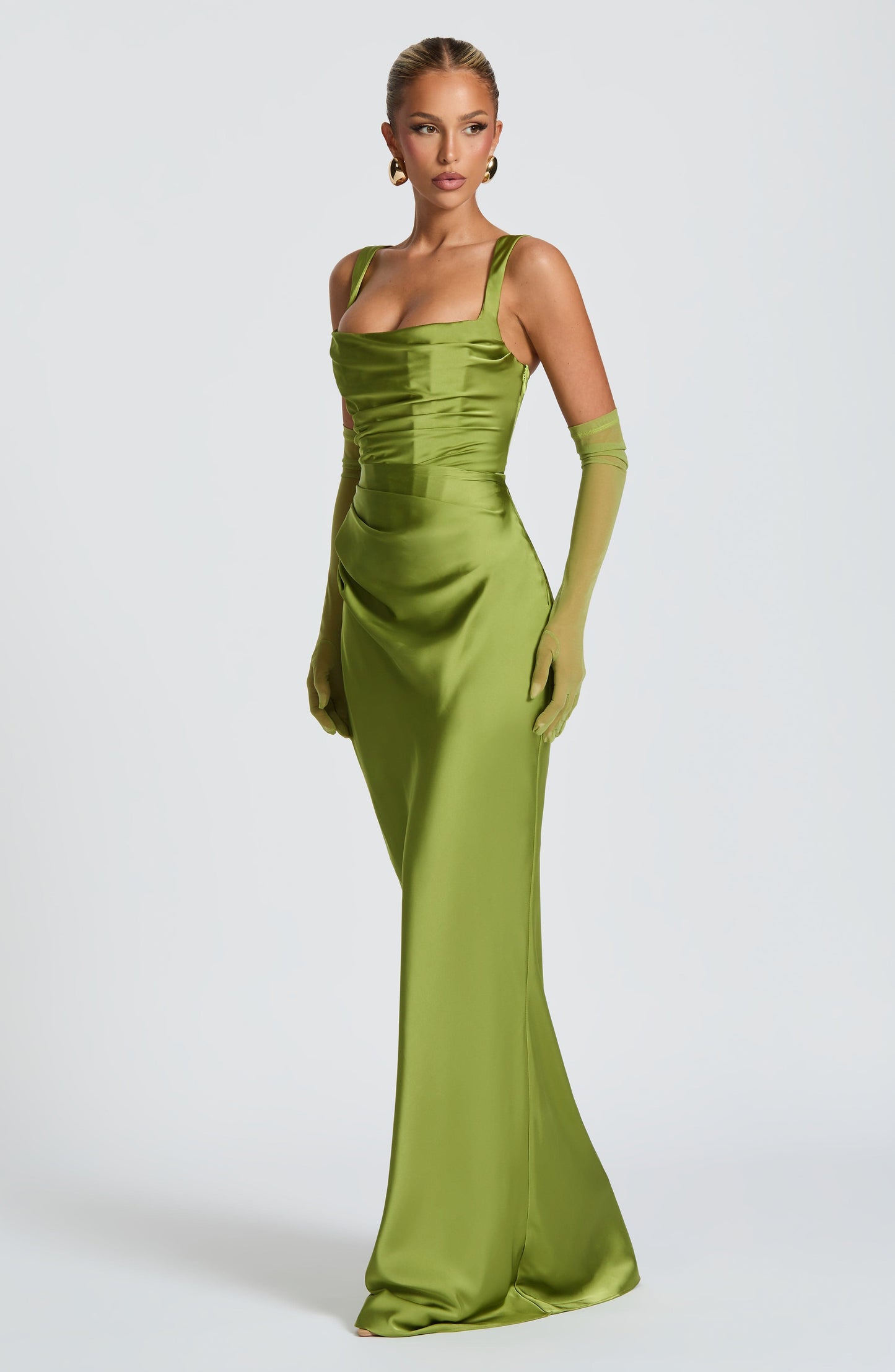 Abito Maxi Calanthe Verde