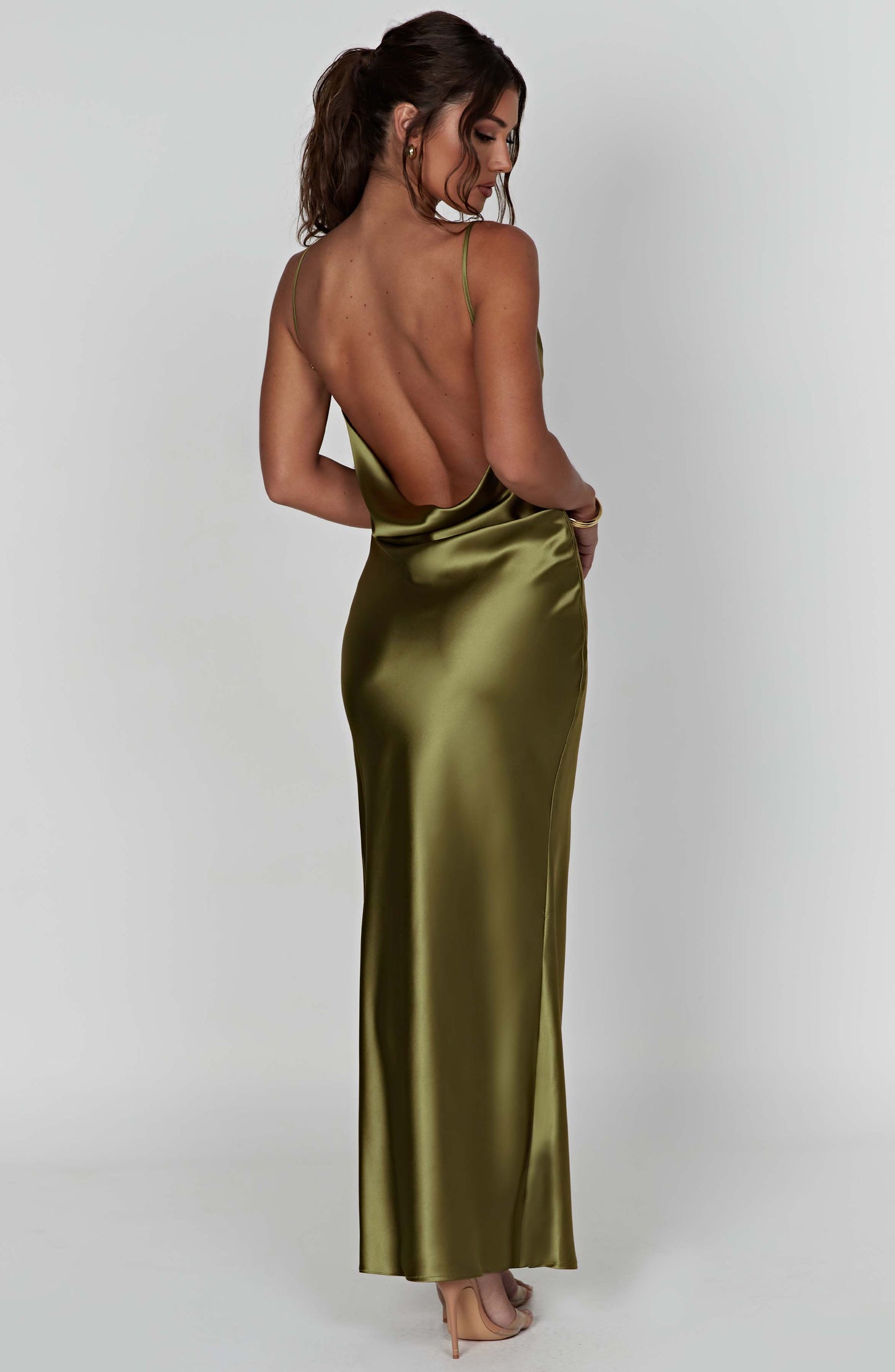 Abito Maxi Celestina Khaki
