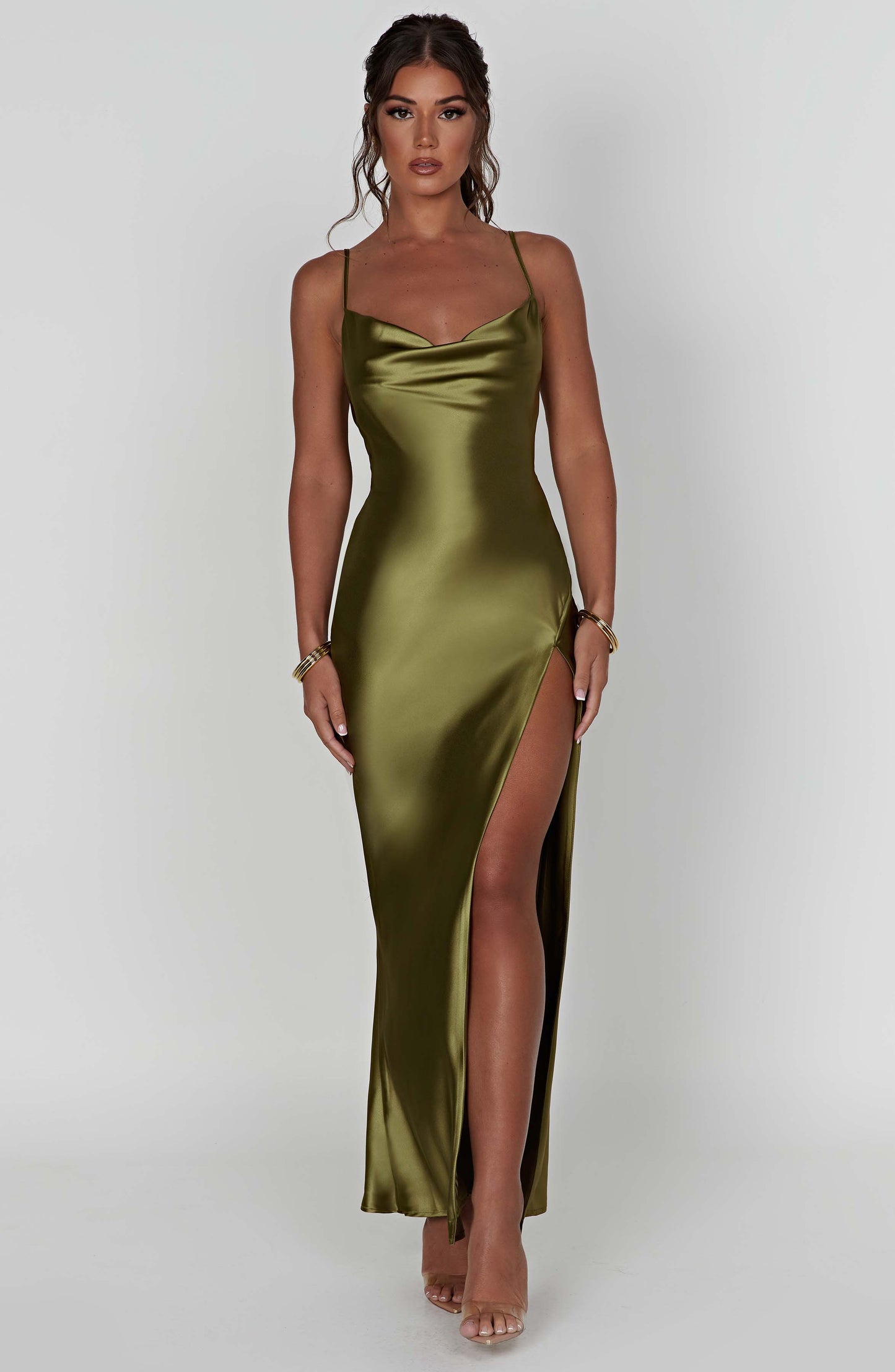 Abito Maxi Celestina Khaki