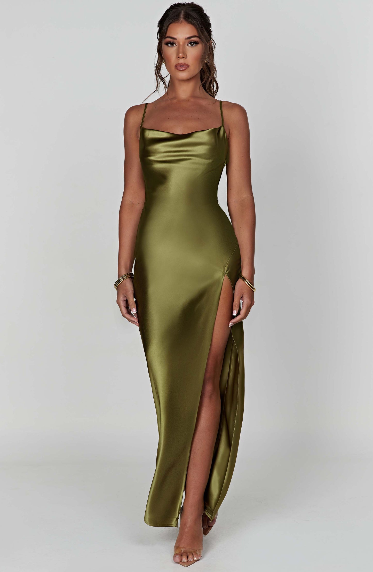 Abito Maxi Celestina Khaki