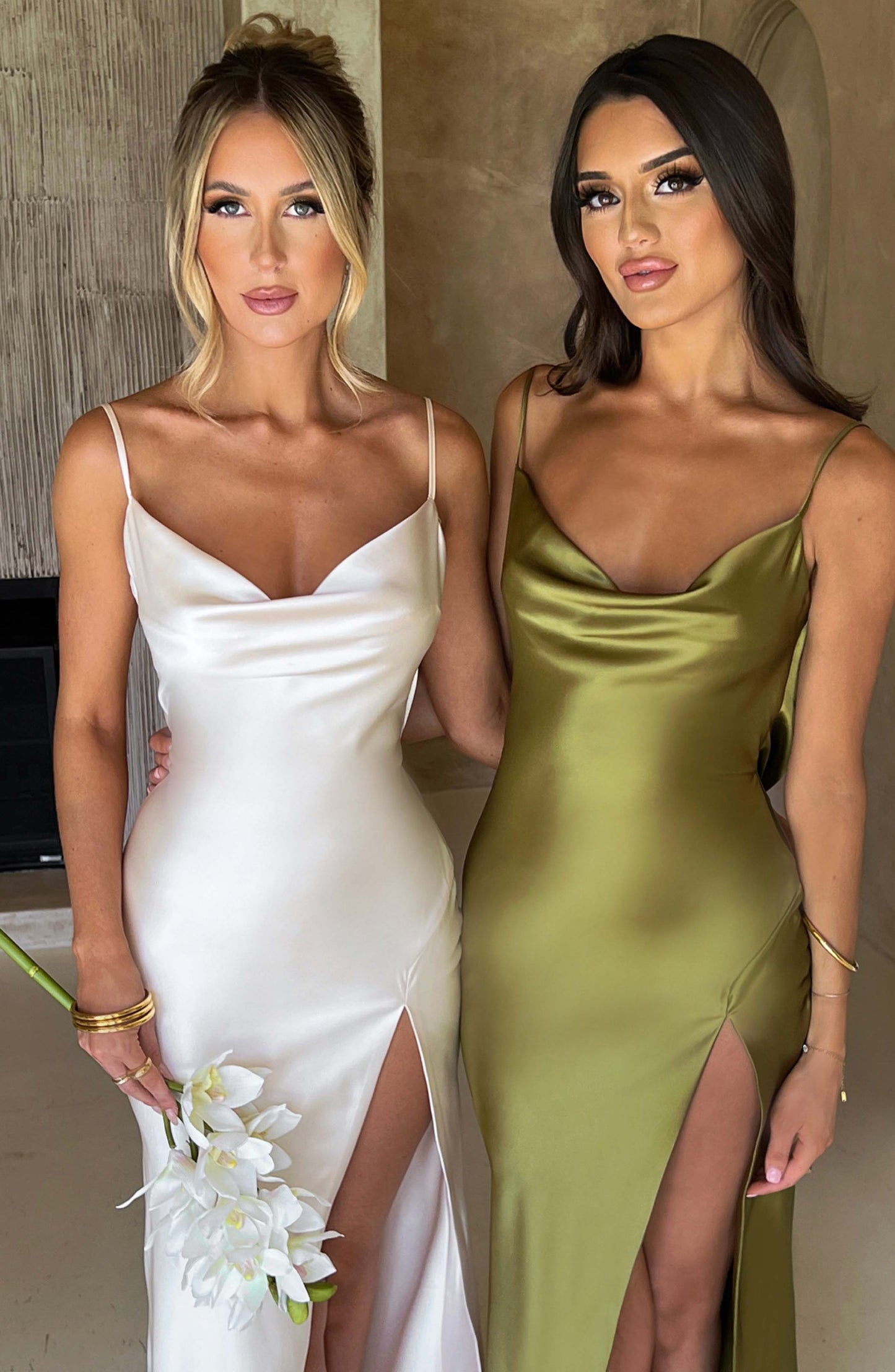 Abito Maxi Celestina Khaki