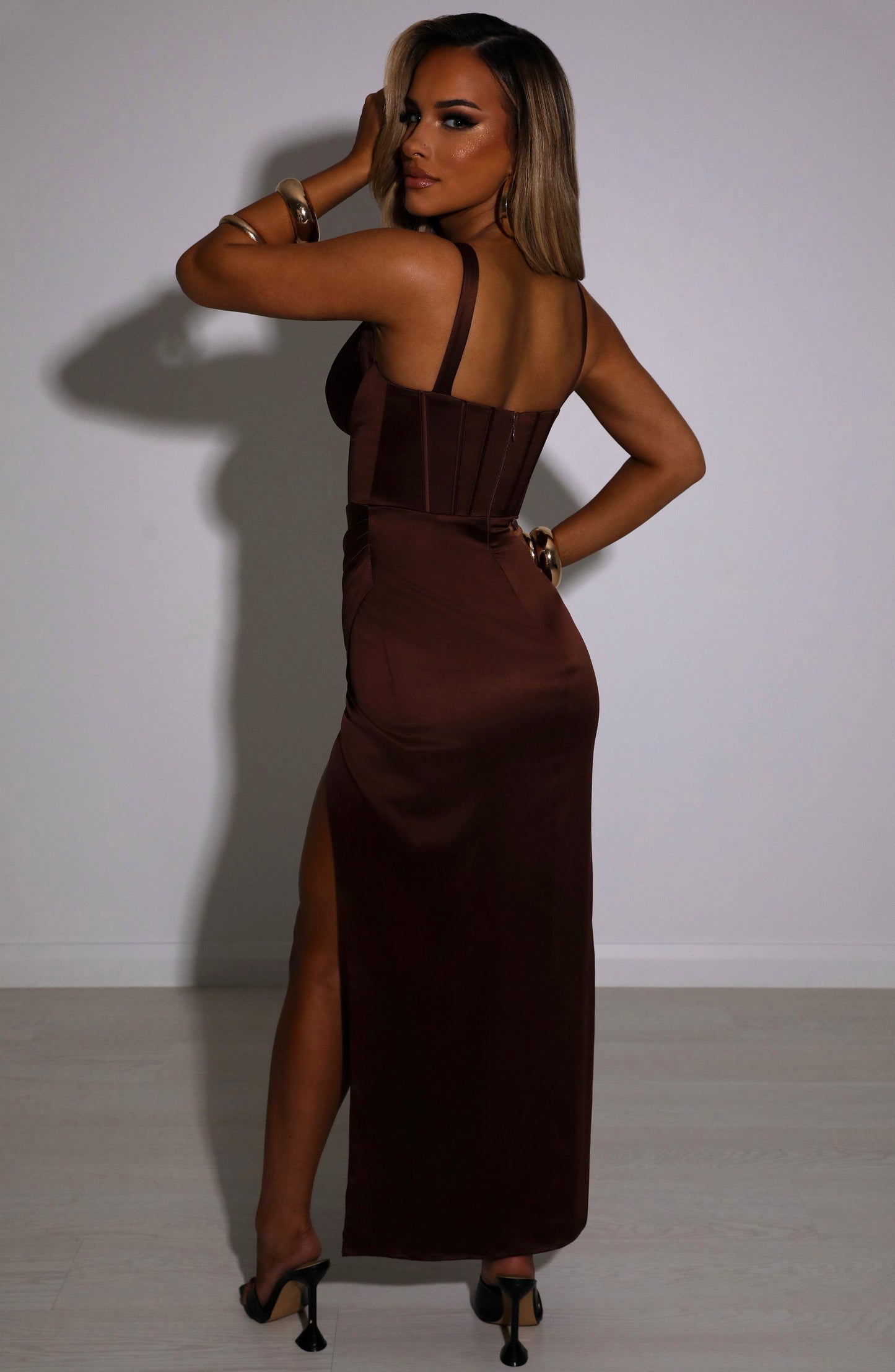 Abito Maxi Cordelia Cioccolato