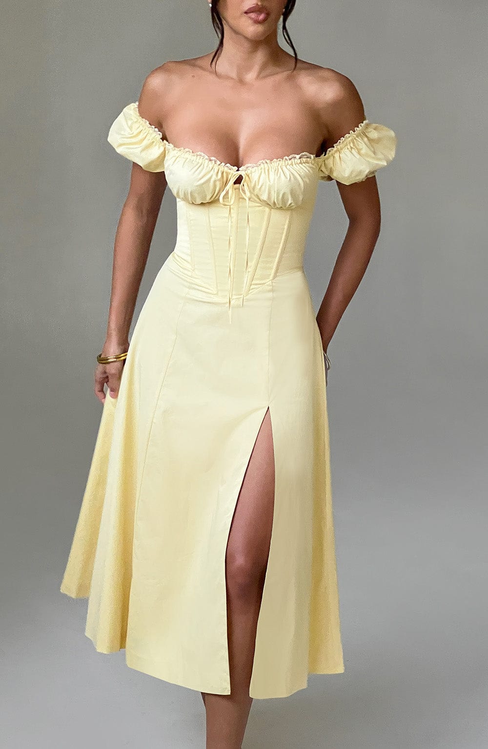 Abito Midi Courtney Limone