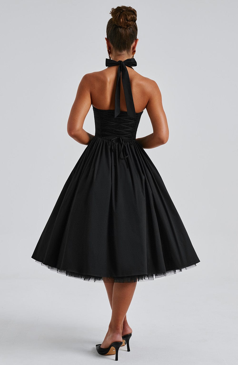Abito Midi Elegante Nero