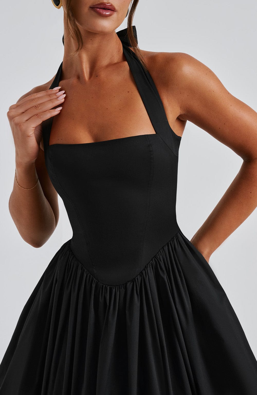 Abito Midi Elegante Nero