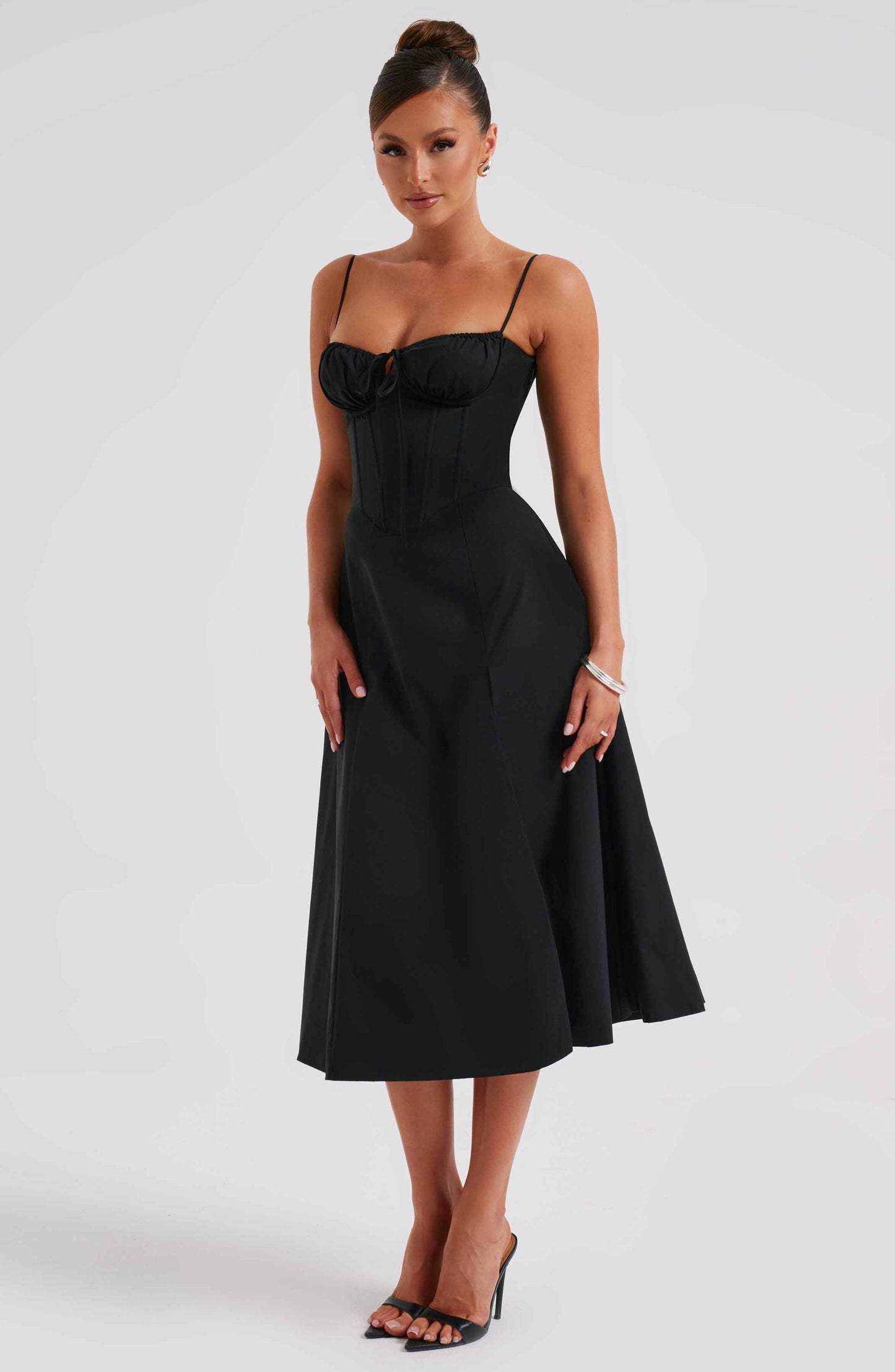 Abito Deanna Midi Nero