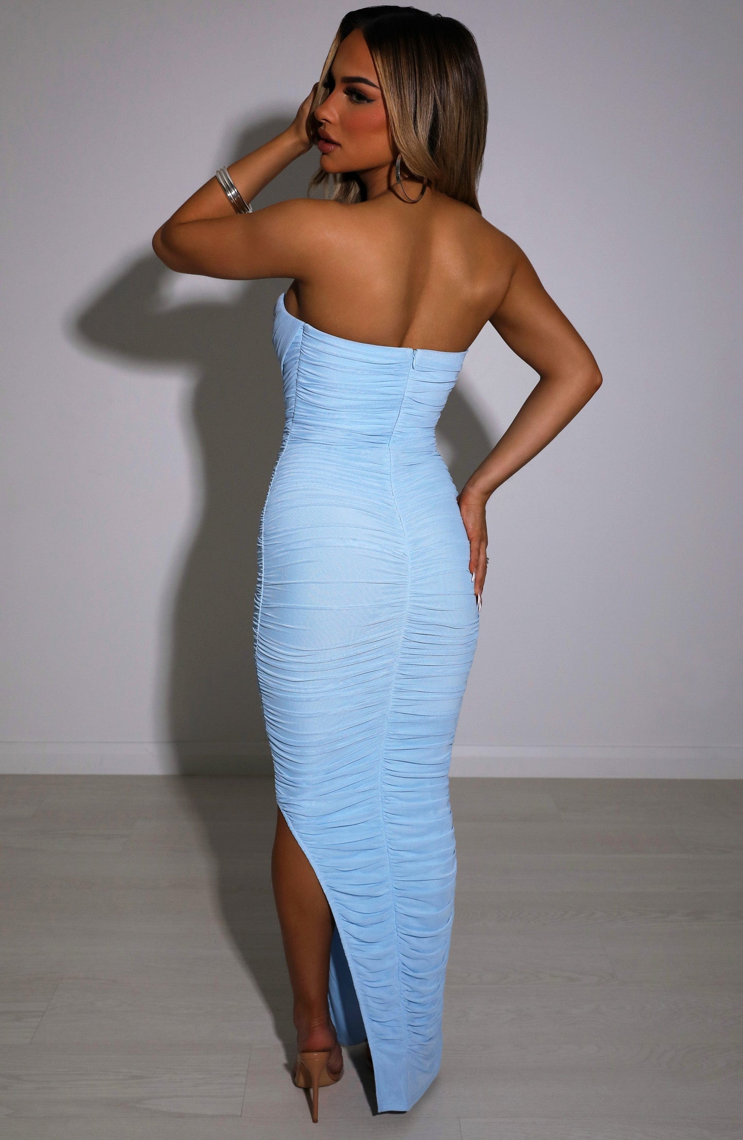 Abito Demi Maxi Blu Baby
