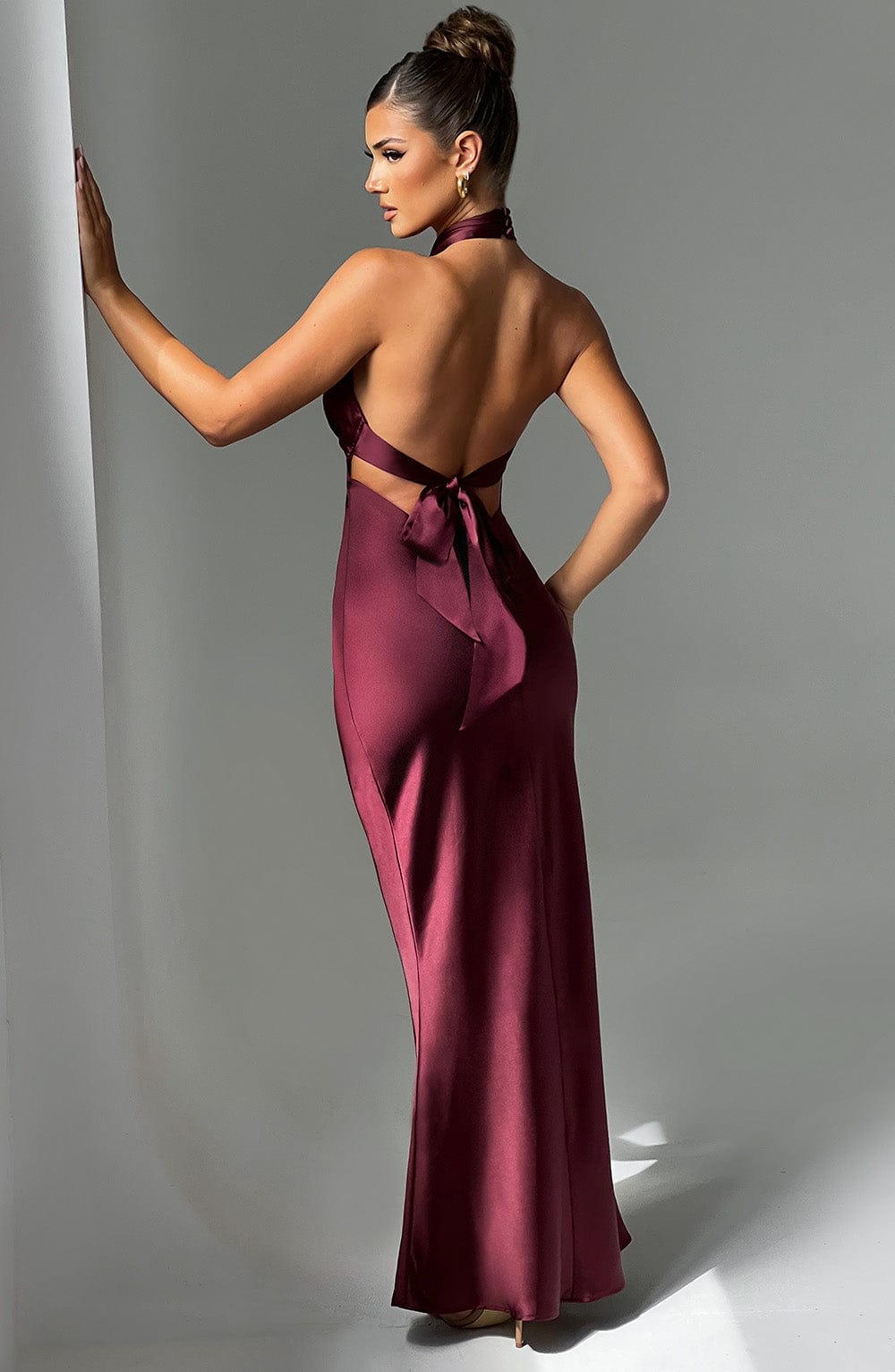 Abito Maxi Burgundy