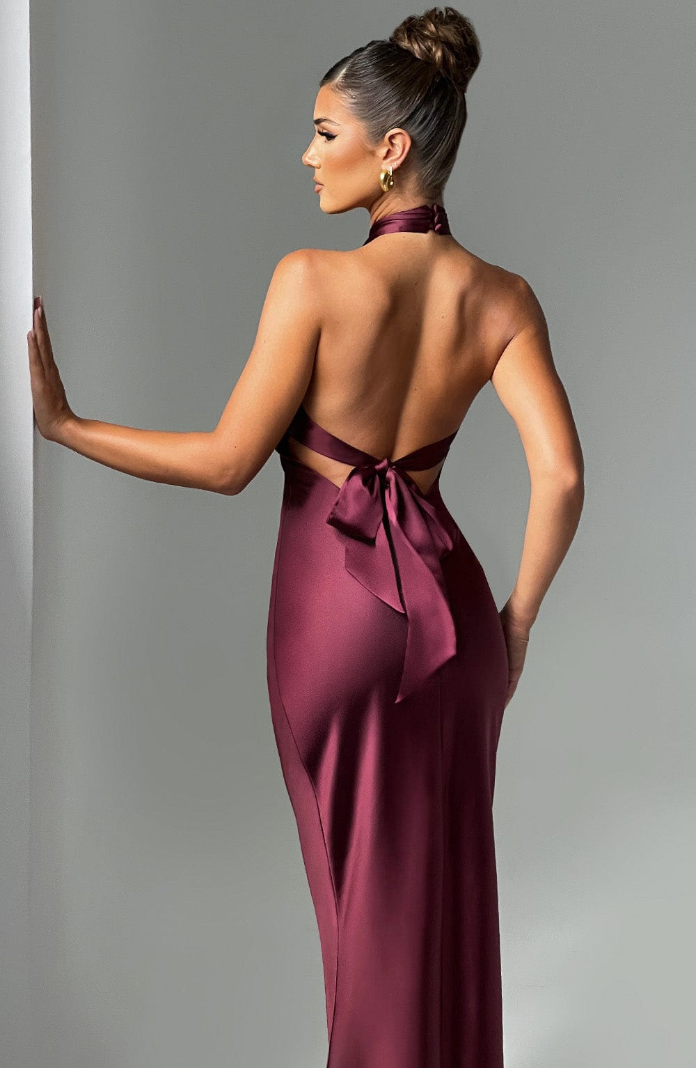 Abito Maxi Burgundy
