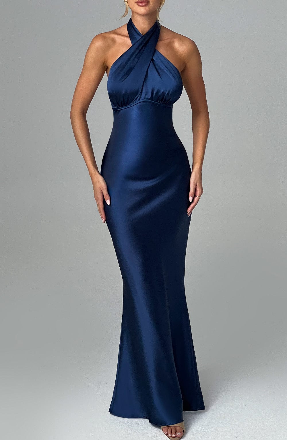 Abito Maxi Blu Navy