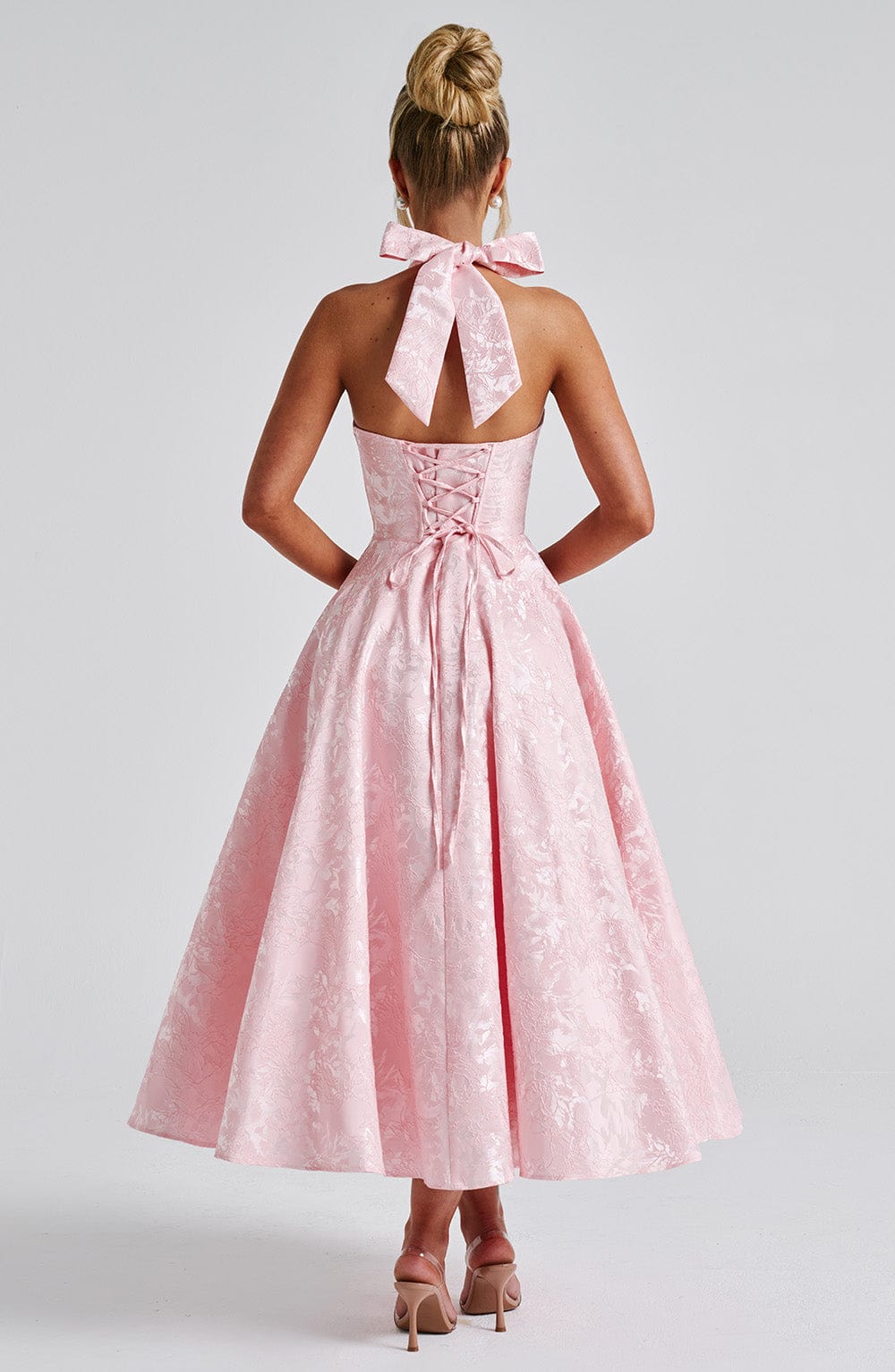 Abito Effie Midi Rosa