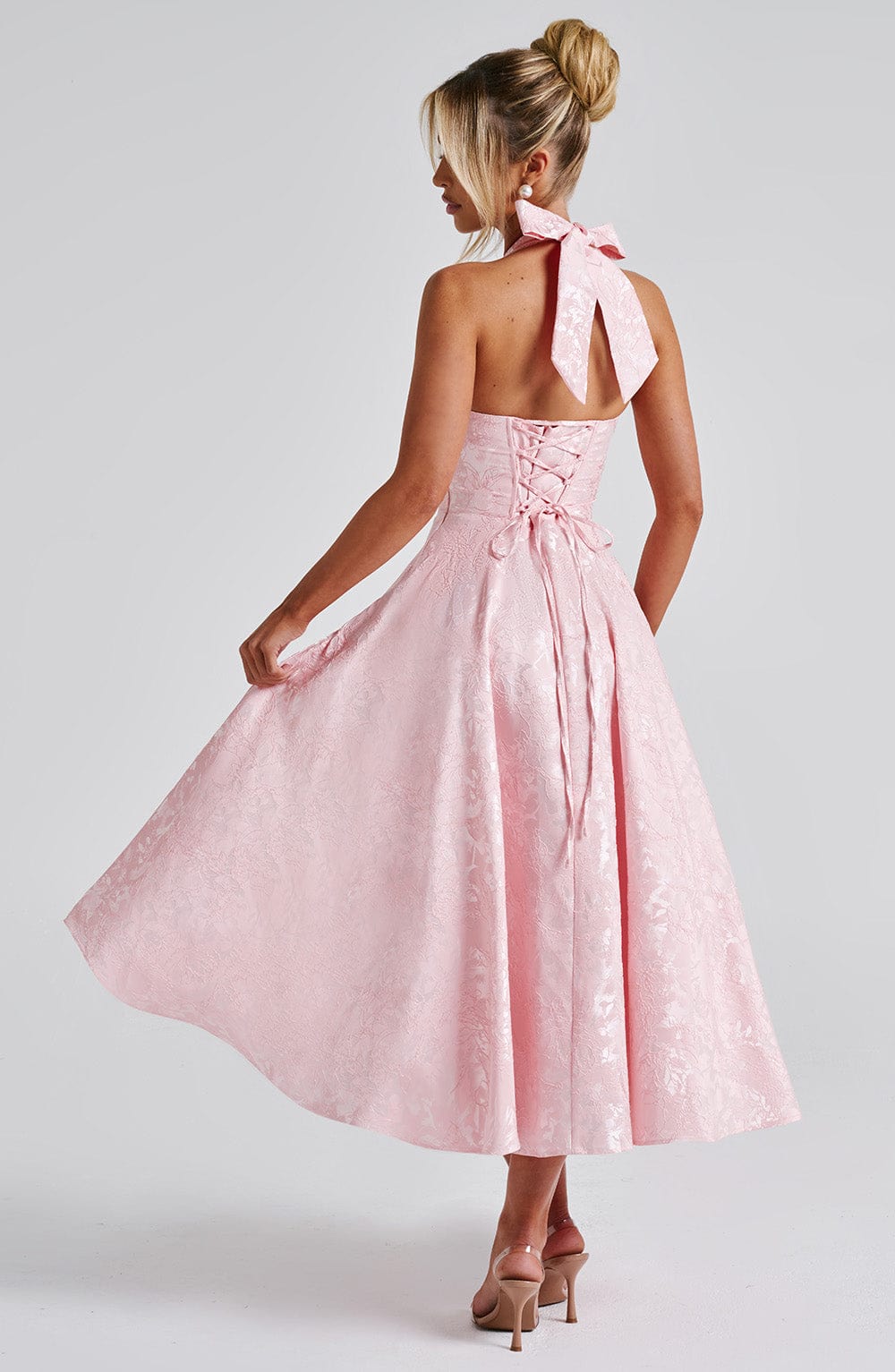 Abito Effie Midi Rosa